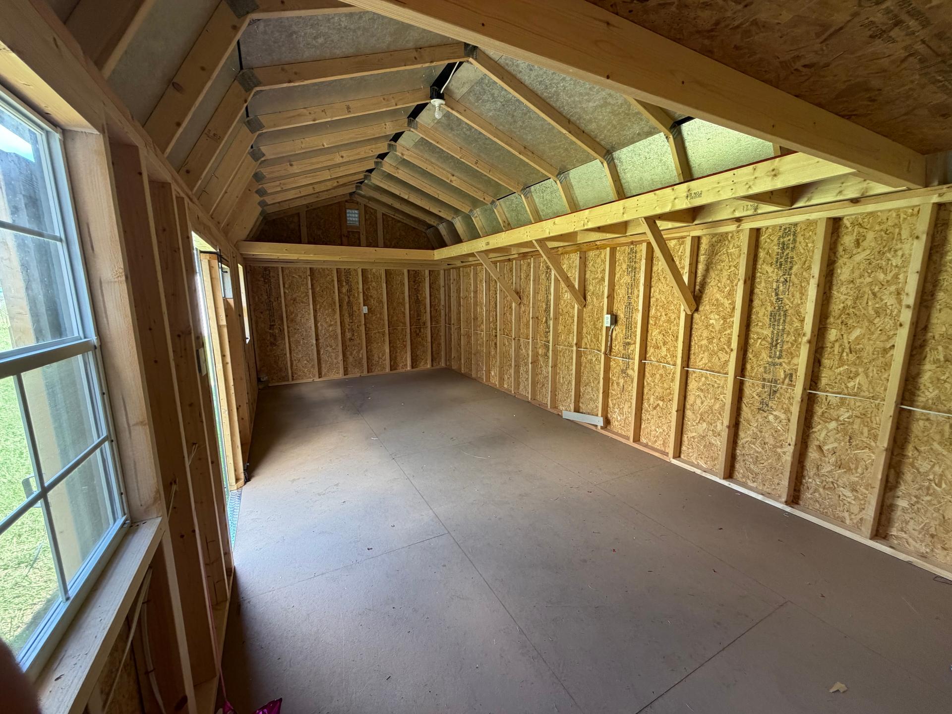 Phoenix Repo 12x24 portable building in White