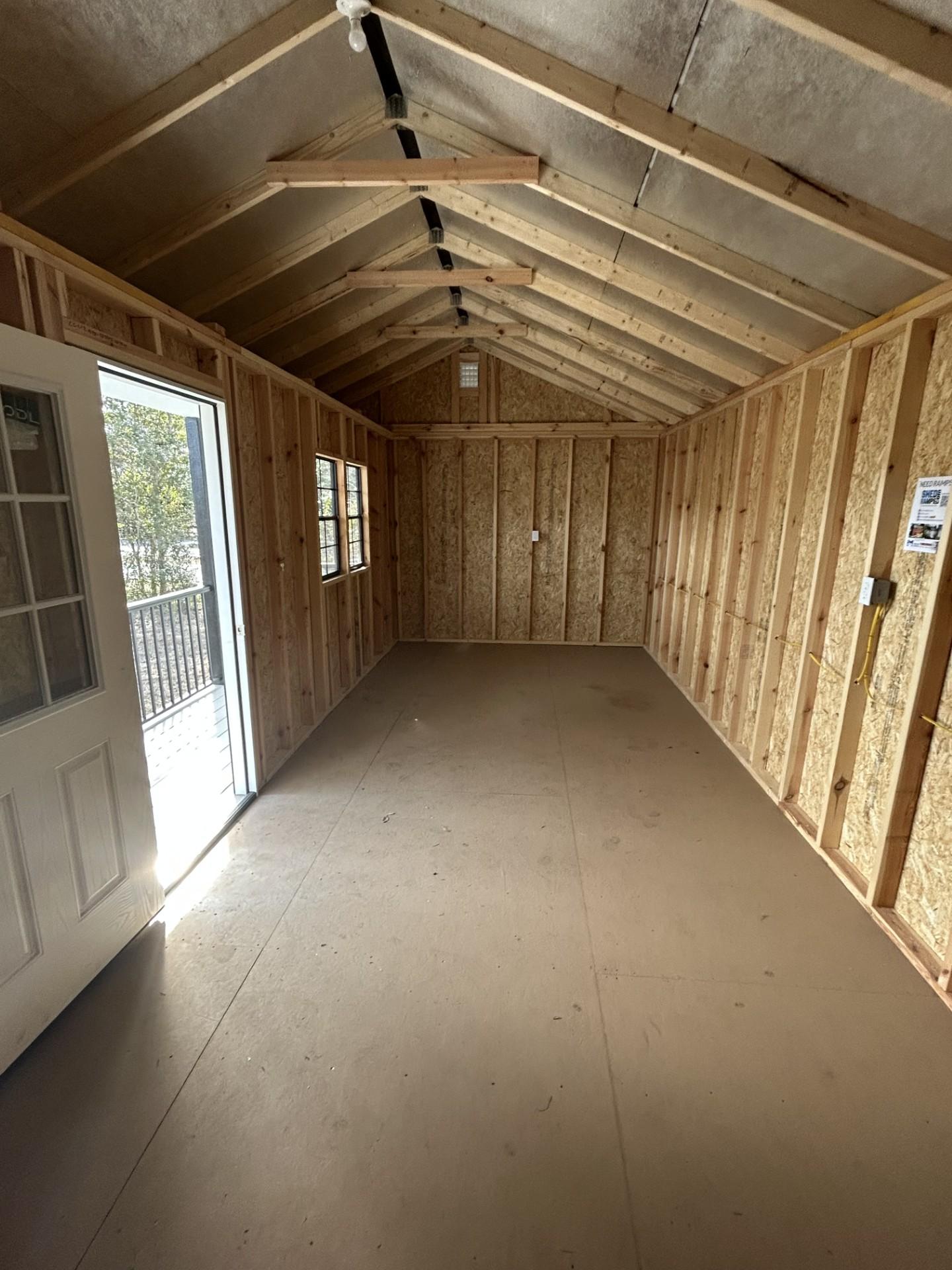 Phoenix Repo 14x28 portable building in White