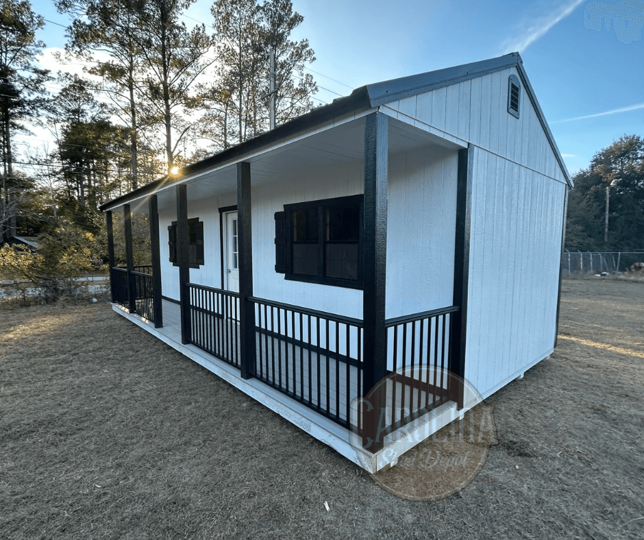 Phoenix Repo 14x28 portable building in White