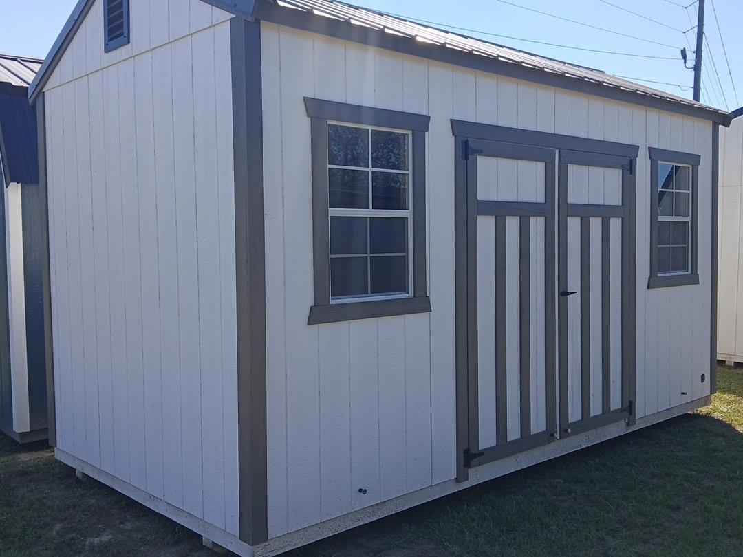 Phoenix Repo 8x16 portable building in White