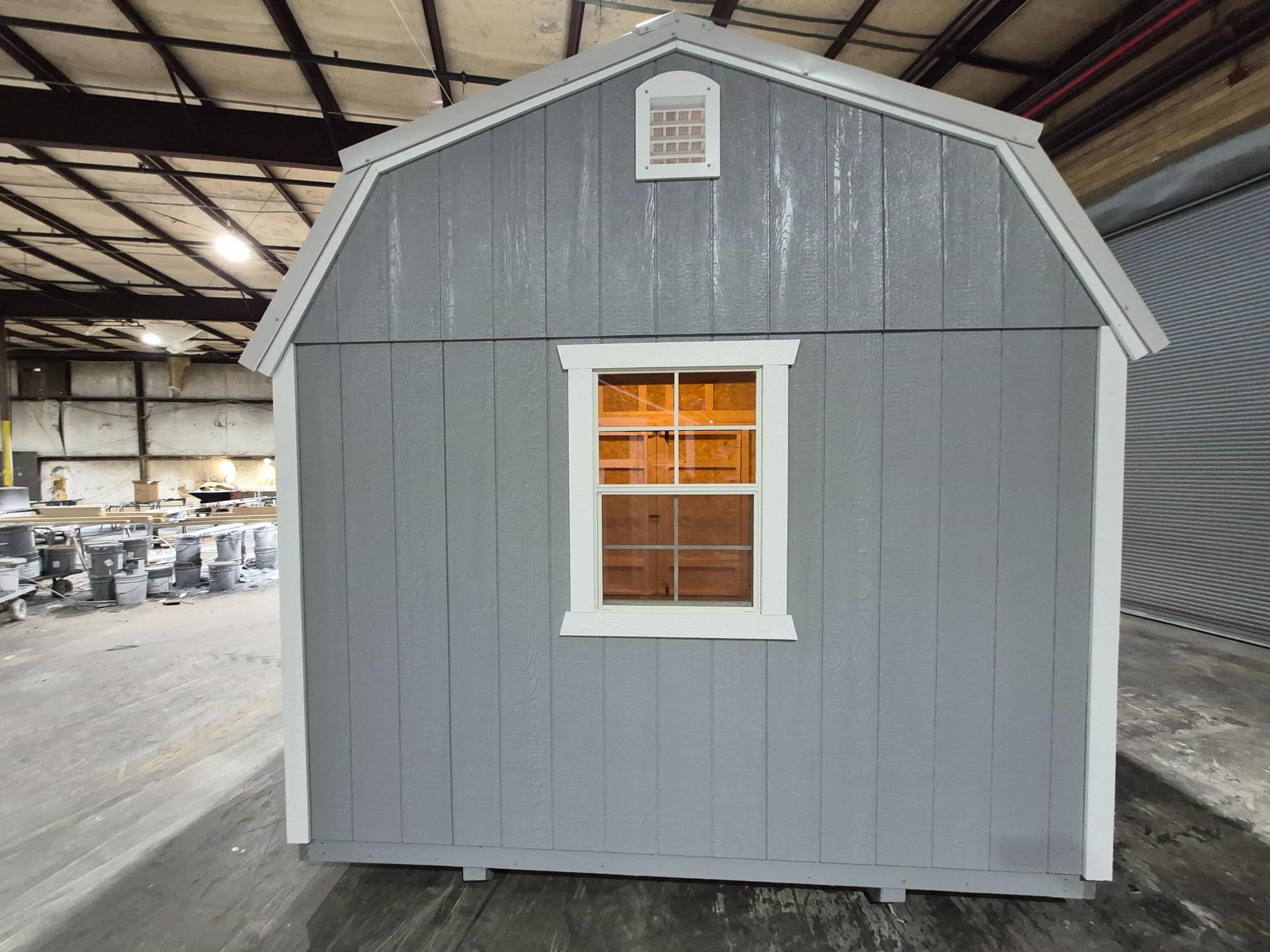 Standard Loft 10x12 portable building in Morning
