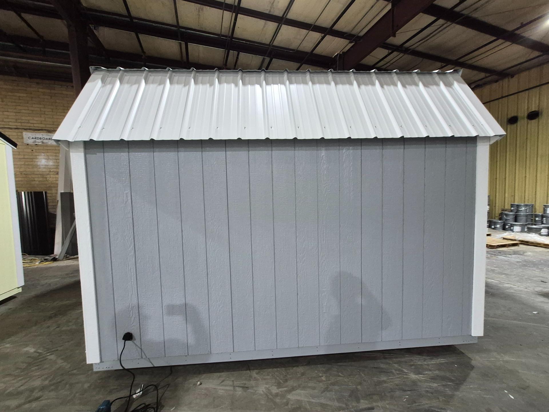 Standard Loft 10x12 portable building in Morning