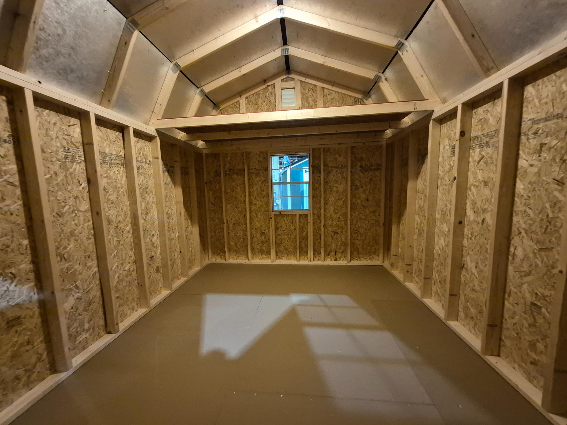 Standard Loft 10x12 portable building in Morning