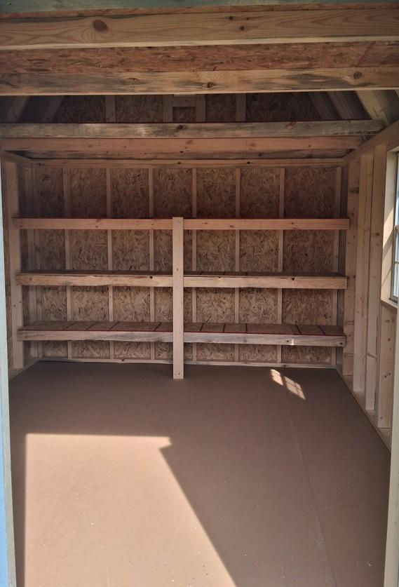 Standard Loft 10x12 portable building in Phoenix Gray