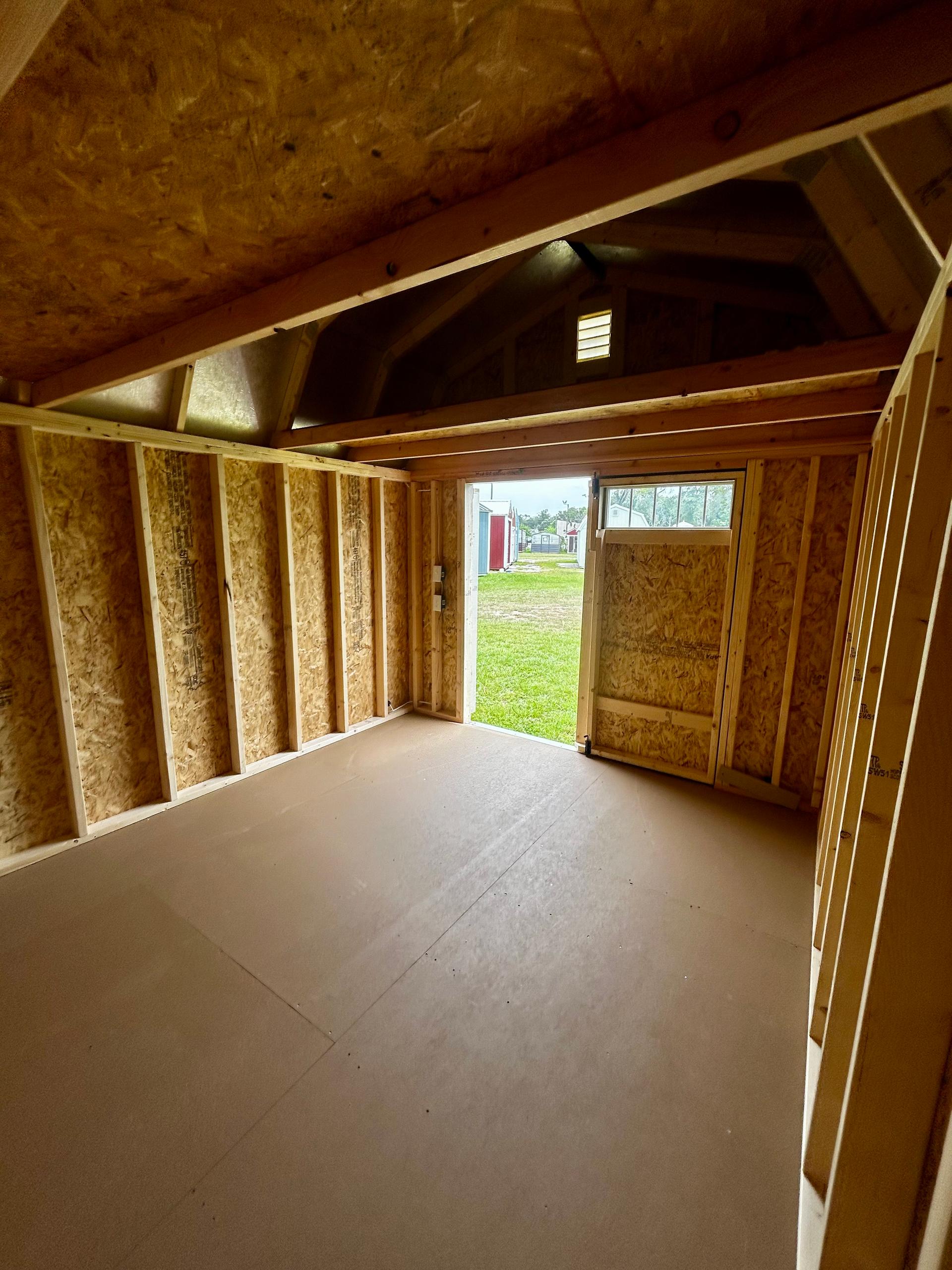 Standard Loft 10x12 portable building in Misty