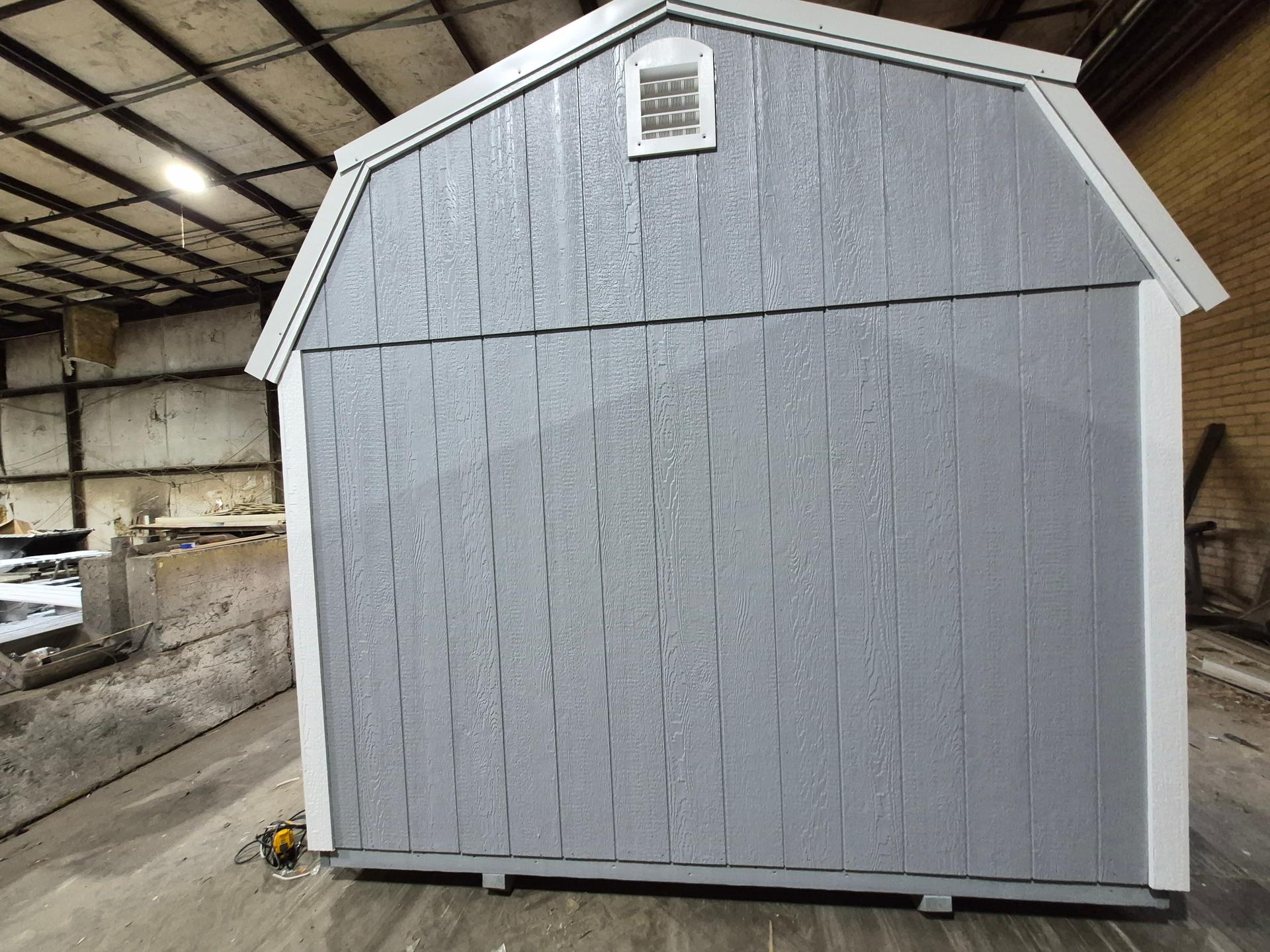 Standard Loft 10x12 portable building in Morning