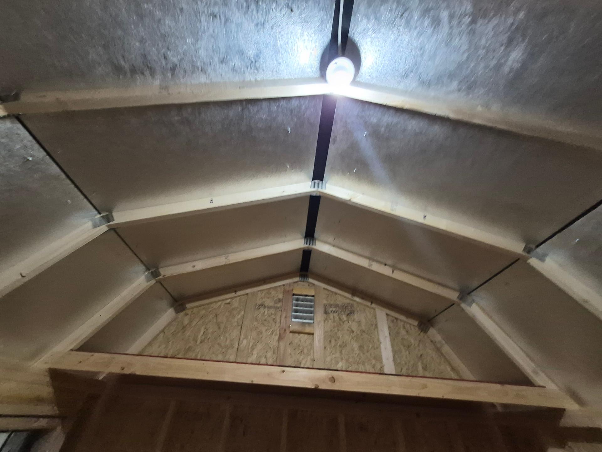 Standard Loft 10x12 portable building in Dark Woods