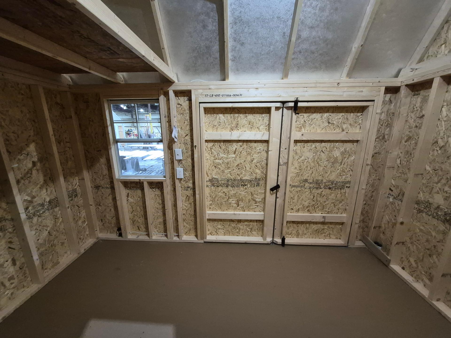 Standard Loft 10x12 portable building in Morning