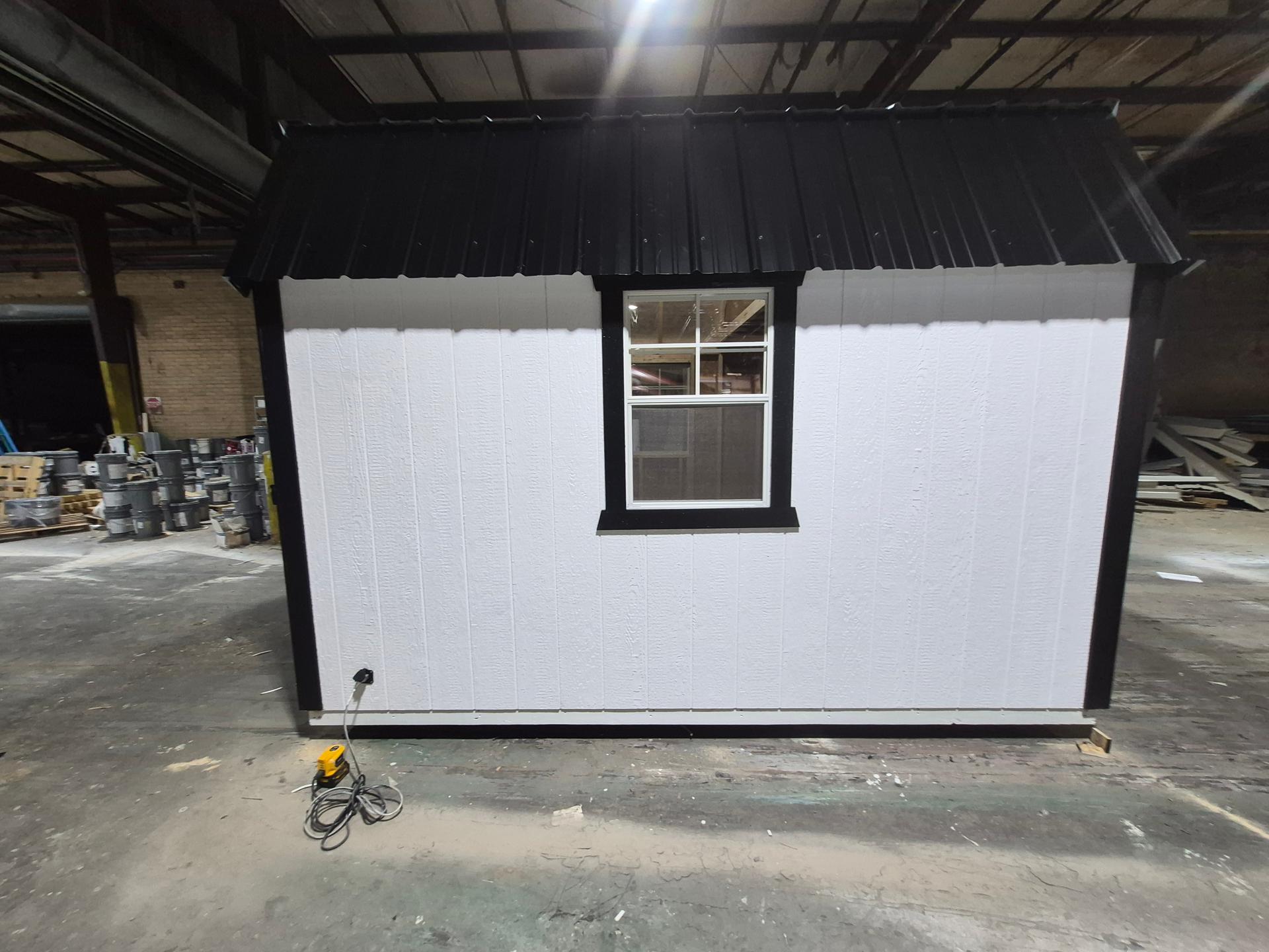Standard Loft 10x12 portable building in White