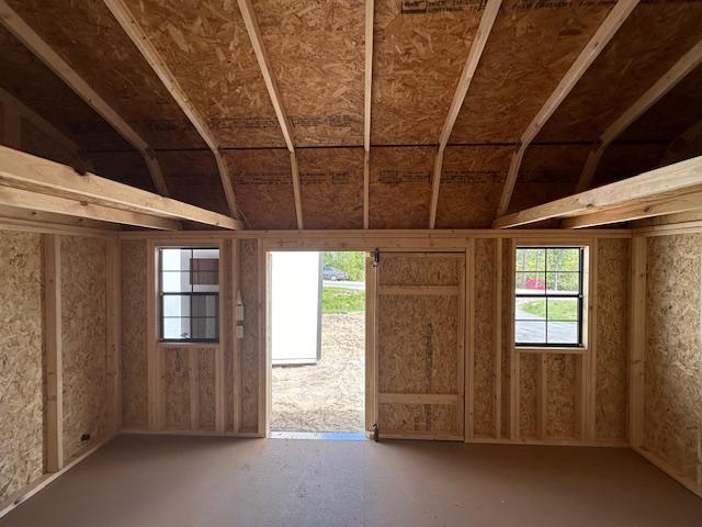 Standard Loft 10x16 portable building in Redwood