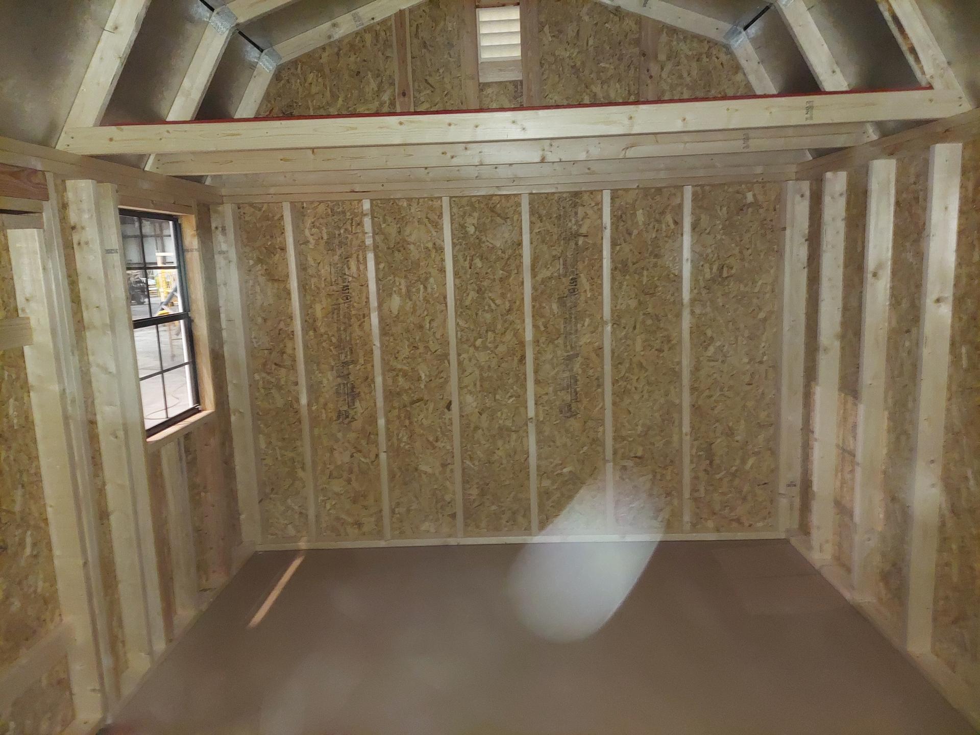 Standard Loft 10x16 portable building in Redwood