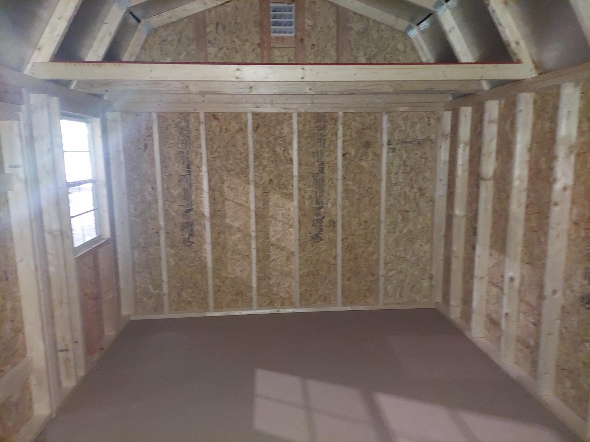 Standard Loft 10x16 portable building in White