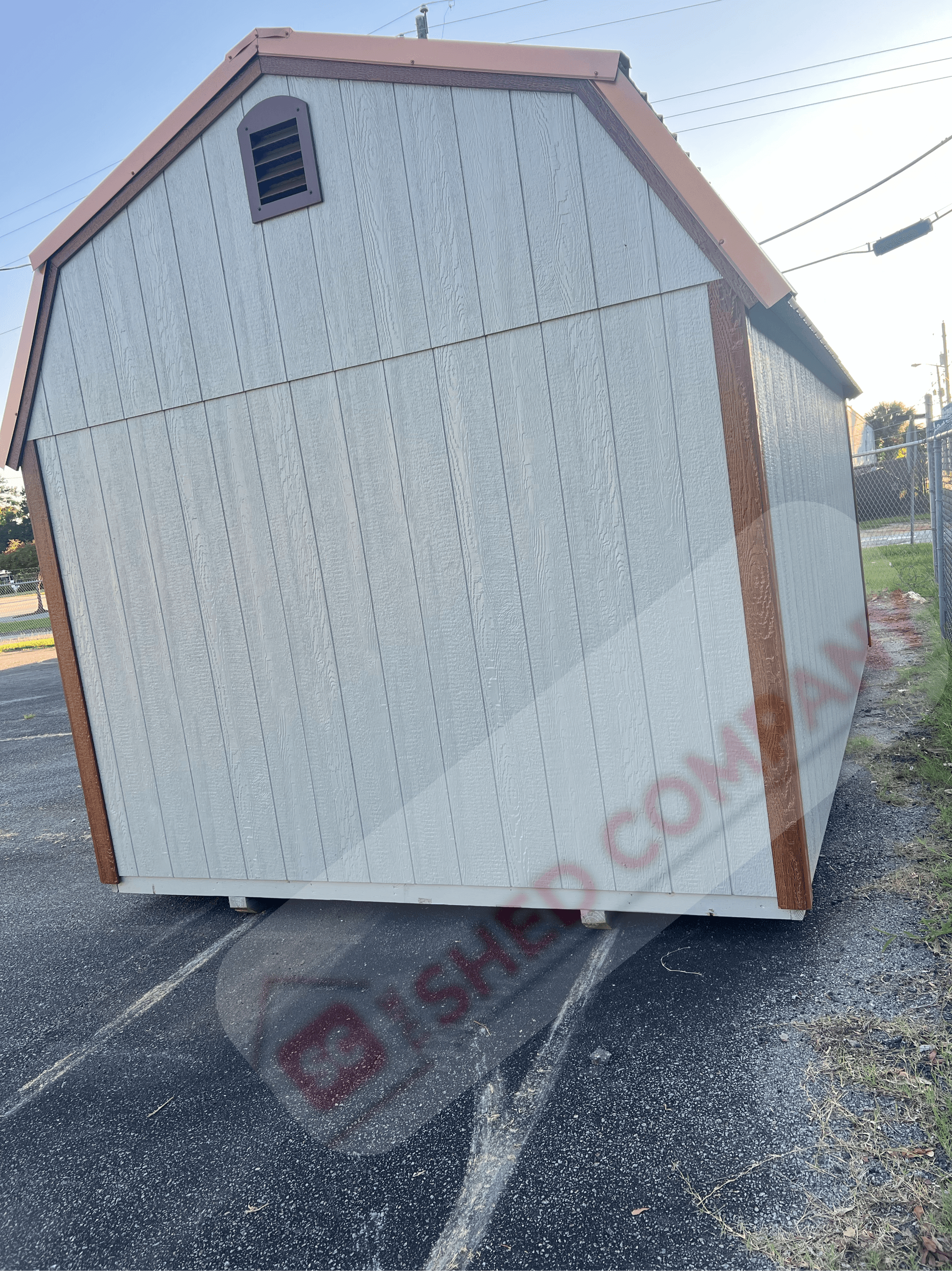 Standard Loft 10x16 portable building in Soft Sage