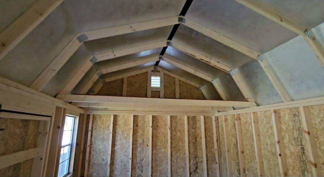 Standard Loft 10x16 portable building in Dress Blues