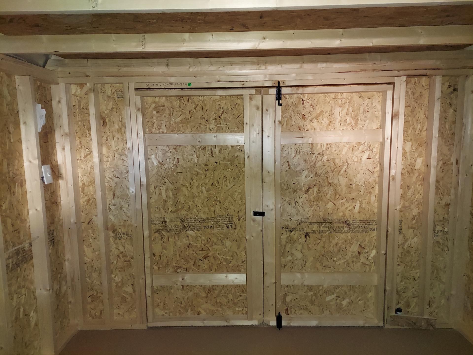 Standard Loft 10x16 portable building in Golden Wheat