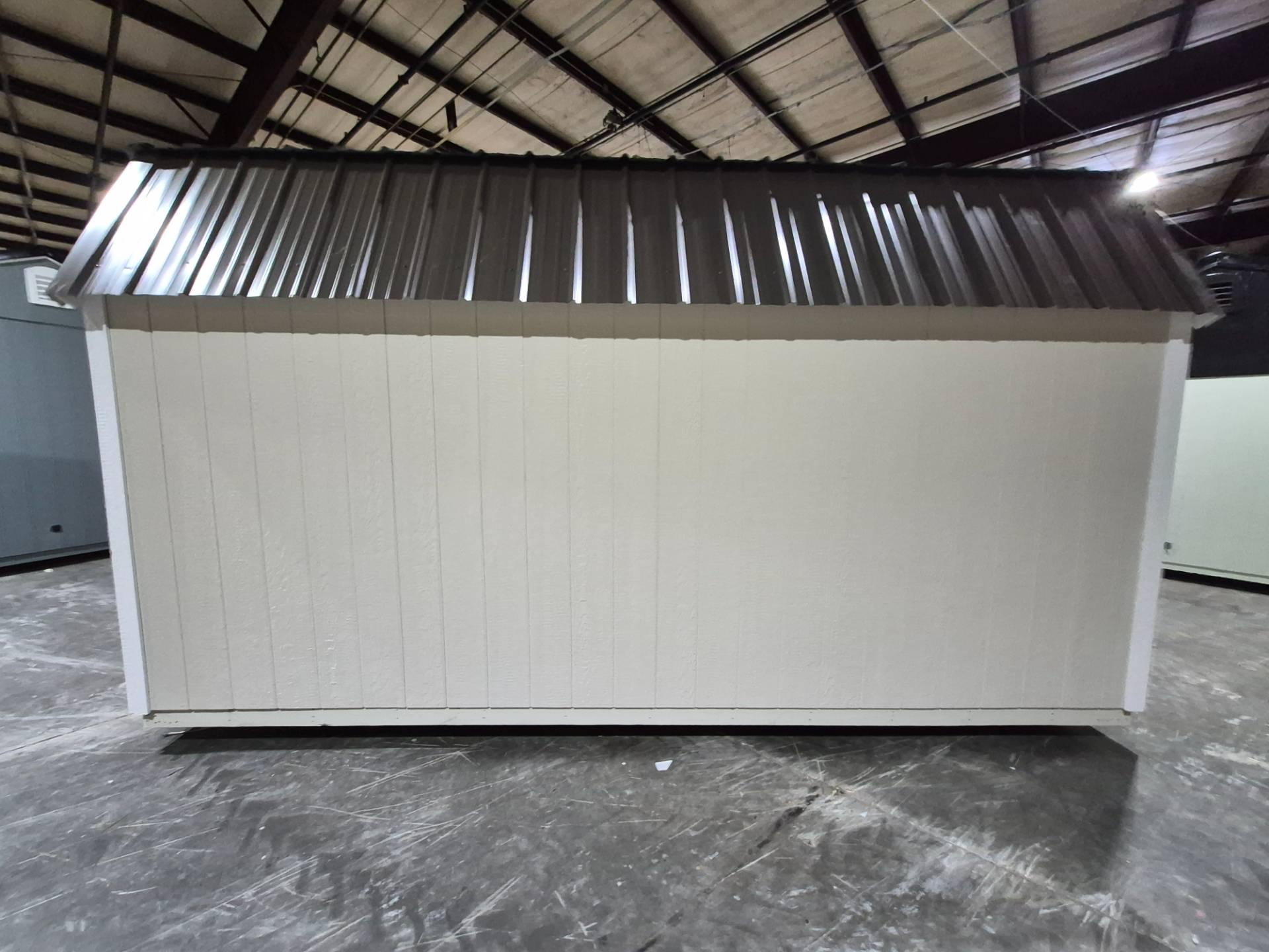Standard Loft 10x16 portable building in Moth Gray