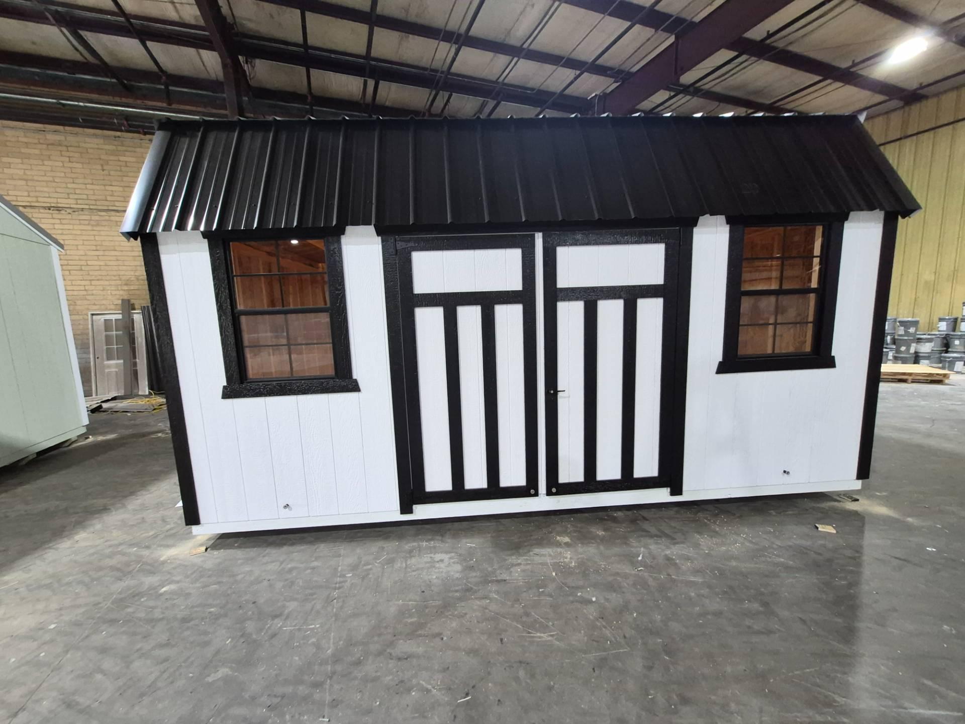 Standard Loft 10x16 portable building in White