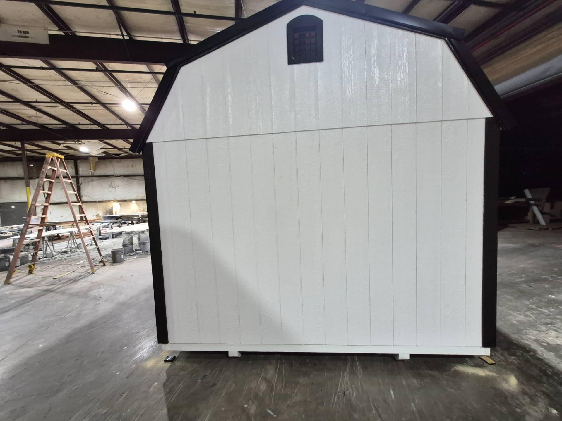 Standard Loft 10x16 portable building in White