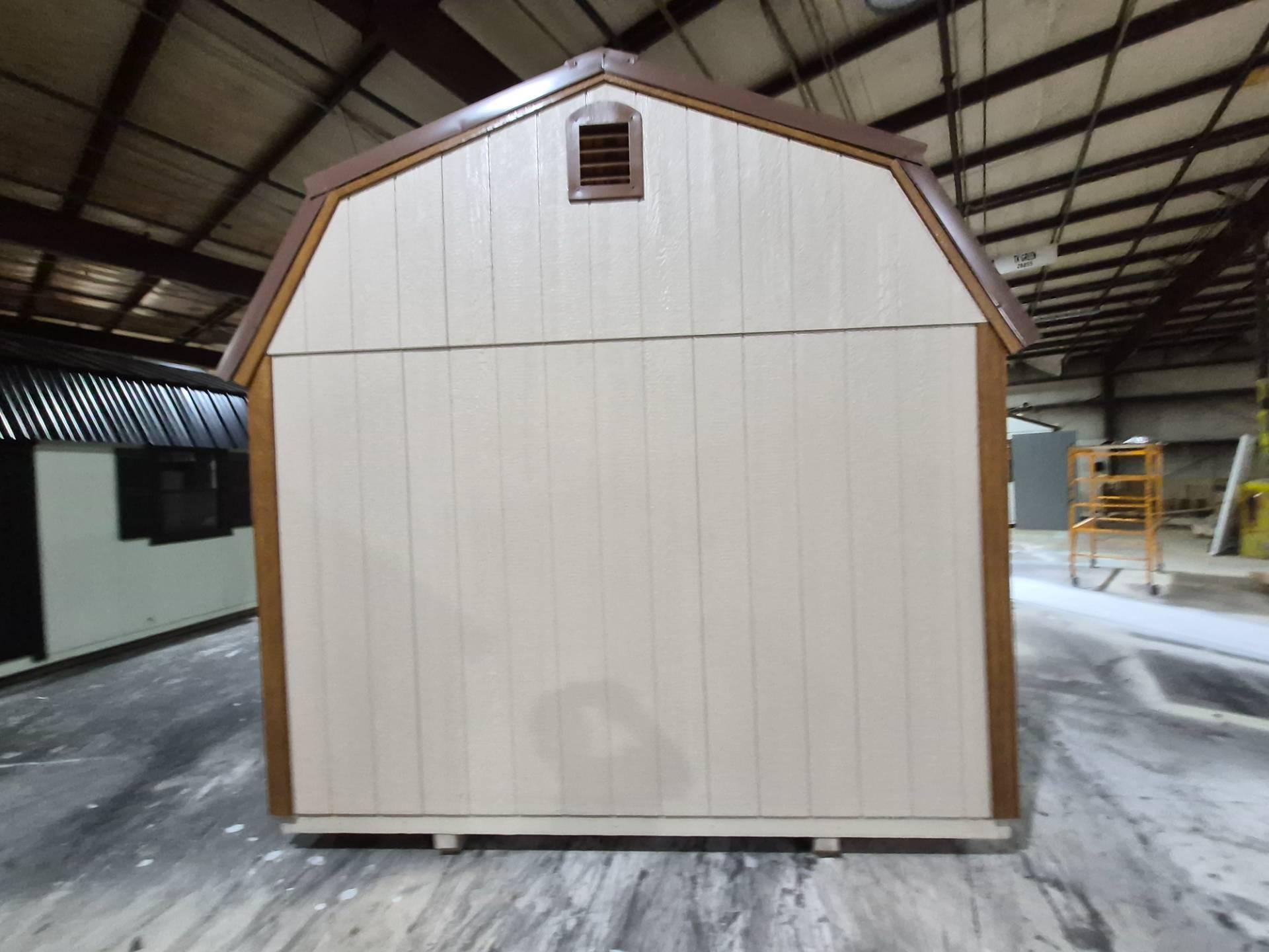 Standard Loft 10x16 portable building in Pavillion Beige
