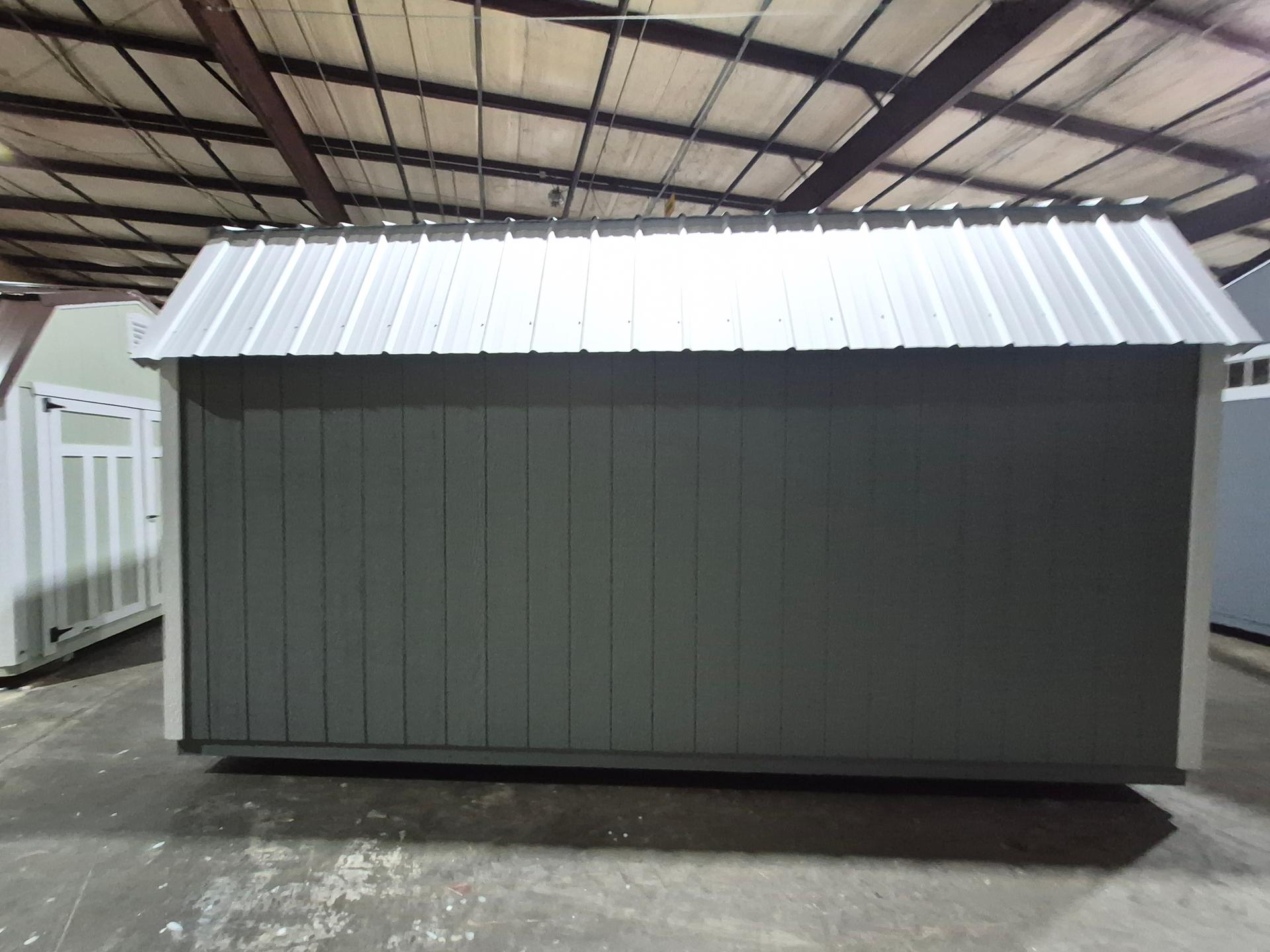 Standard Loft 10x16 portable building in Rough Ride