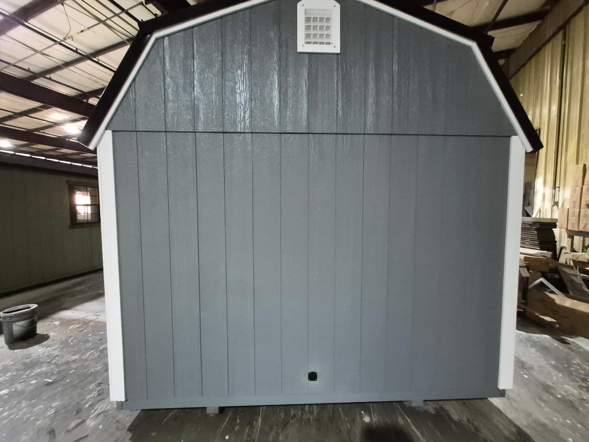 Standard Loft 10x16 portable building in Phoenix Gray