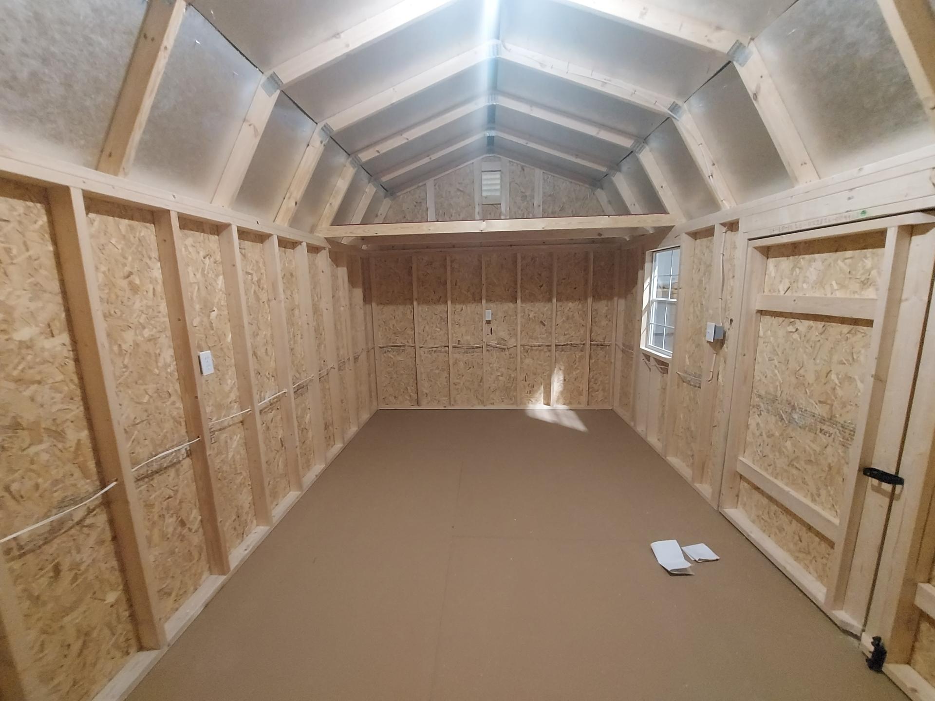 Standard Loft 10x20 portable building in Sw6002