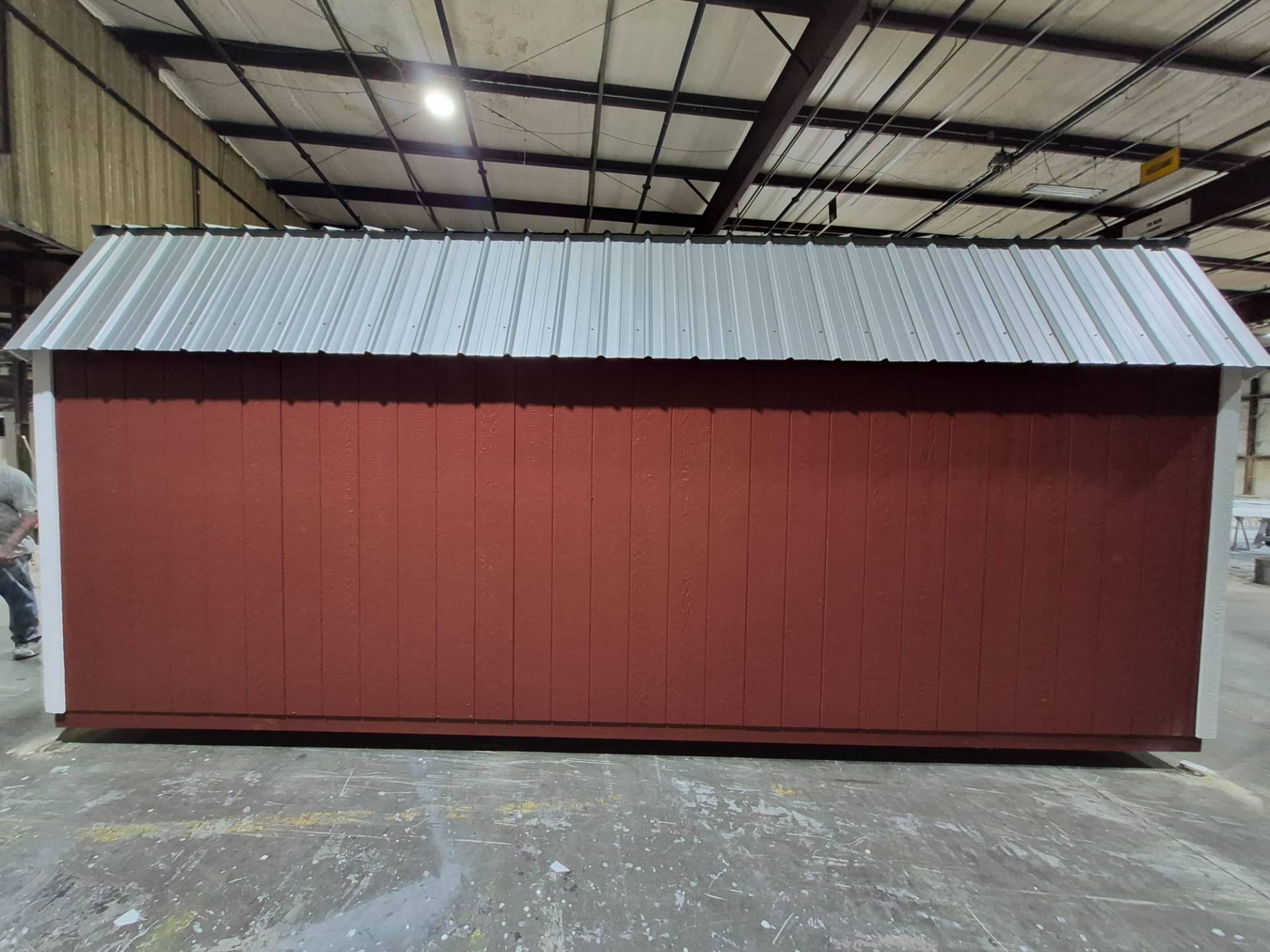 Standard Loft 10x20 portable building in Rustic