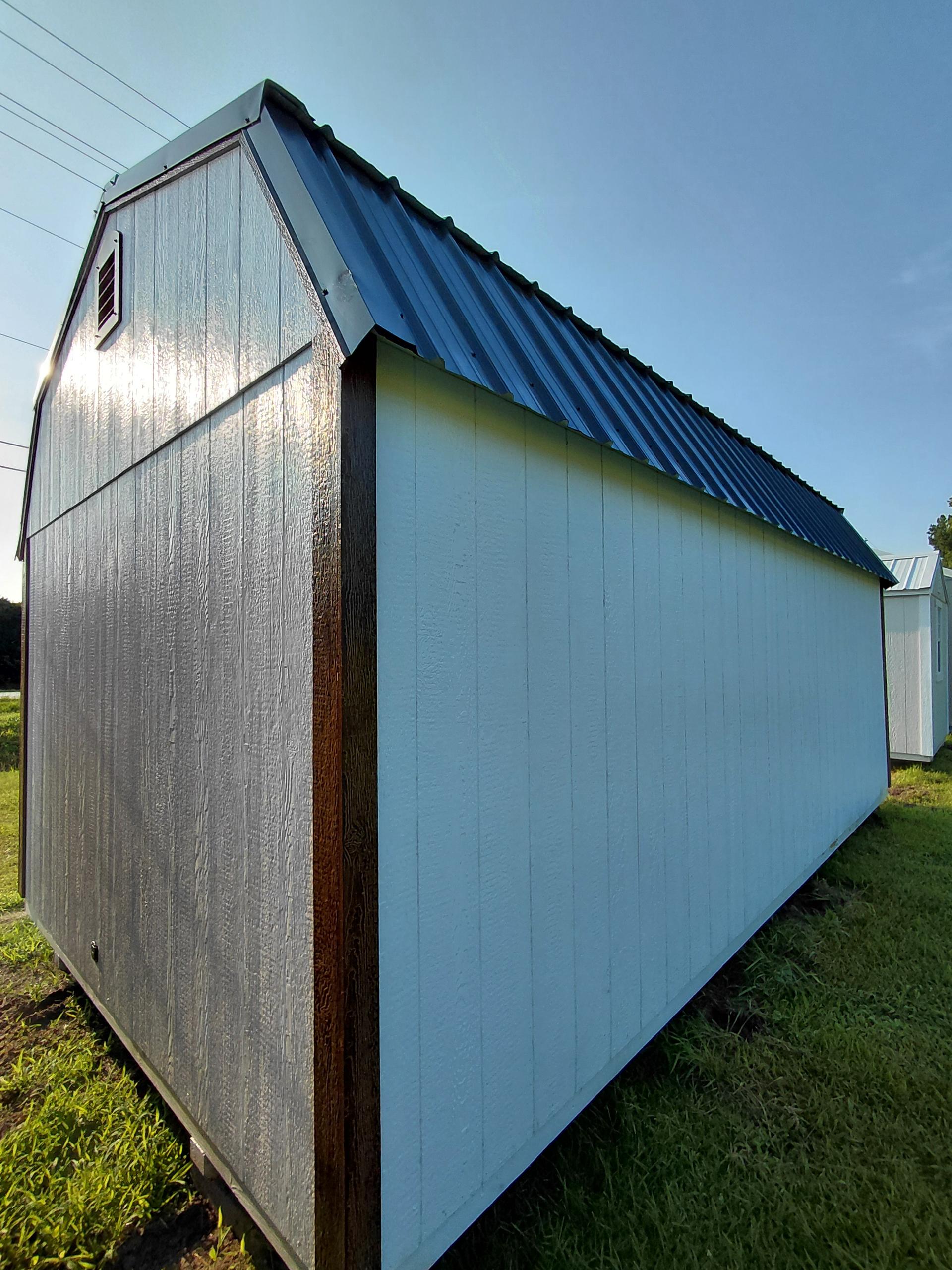 Standard Loft 10x20 portable building in White