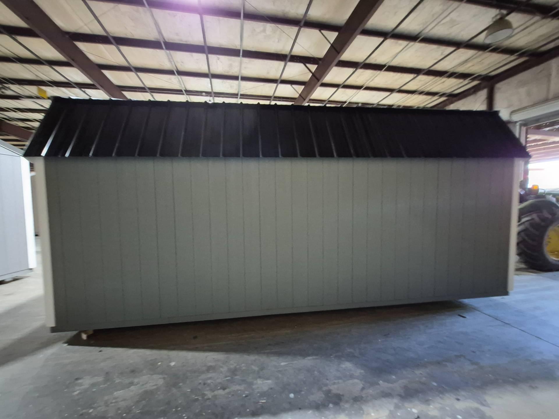 Standard Loft 10x20 portable building in Phoenix Gray