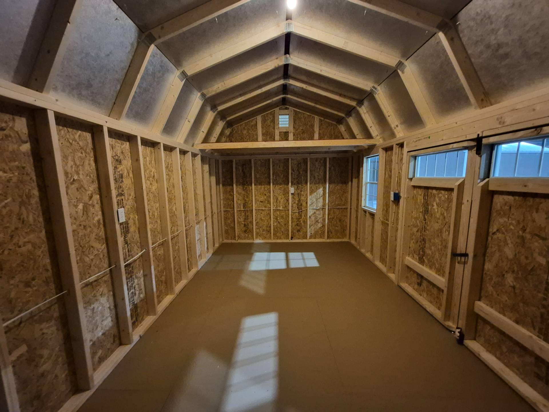 Standard Loft 10x20 portable building in Phoenix Gray