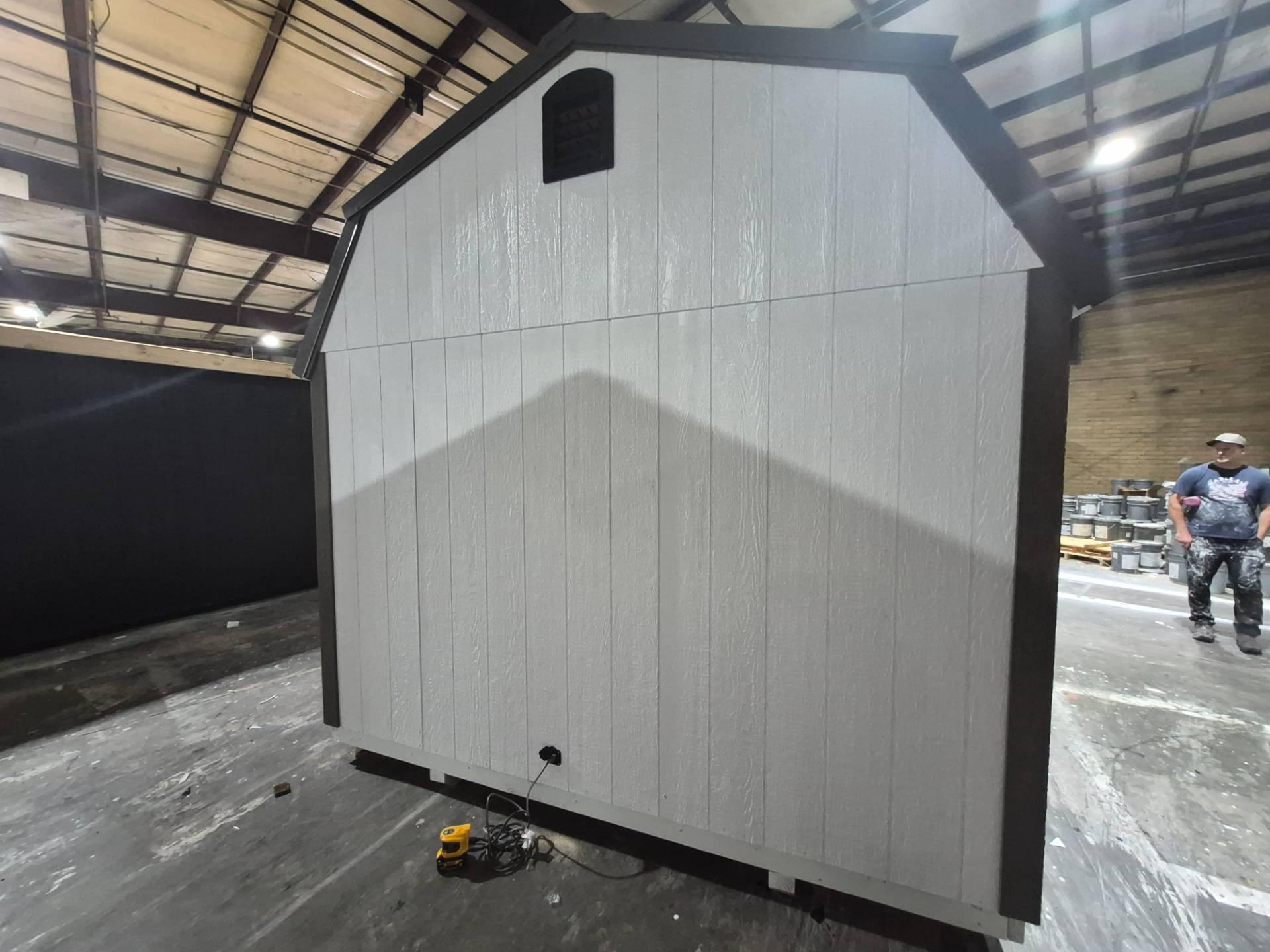 Standard Loft 10x20 portable building in White