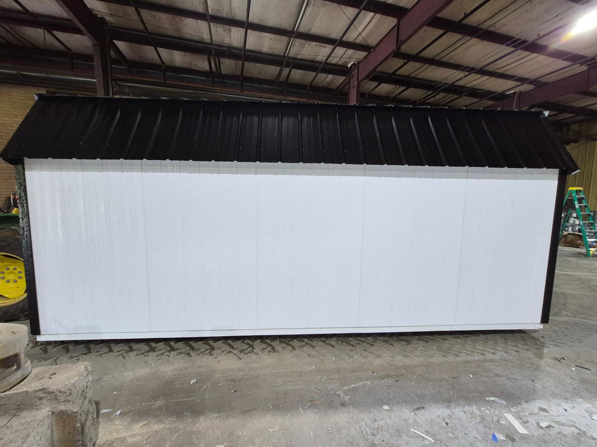 Standard Loft 10x20 portable building in White