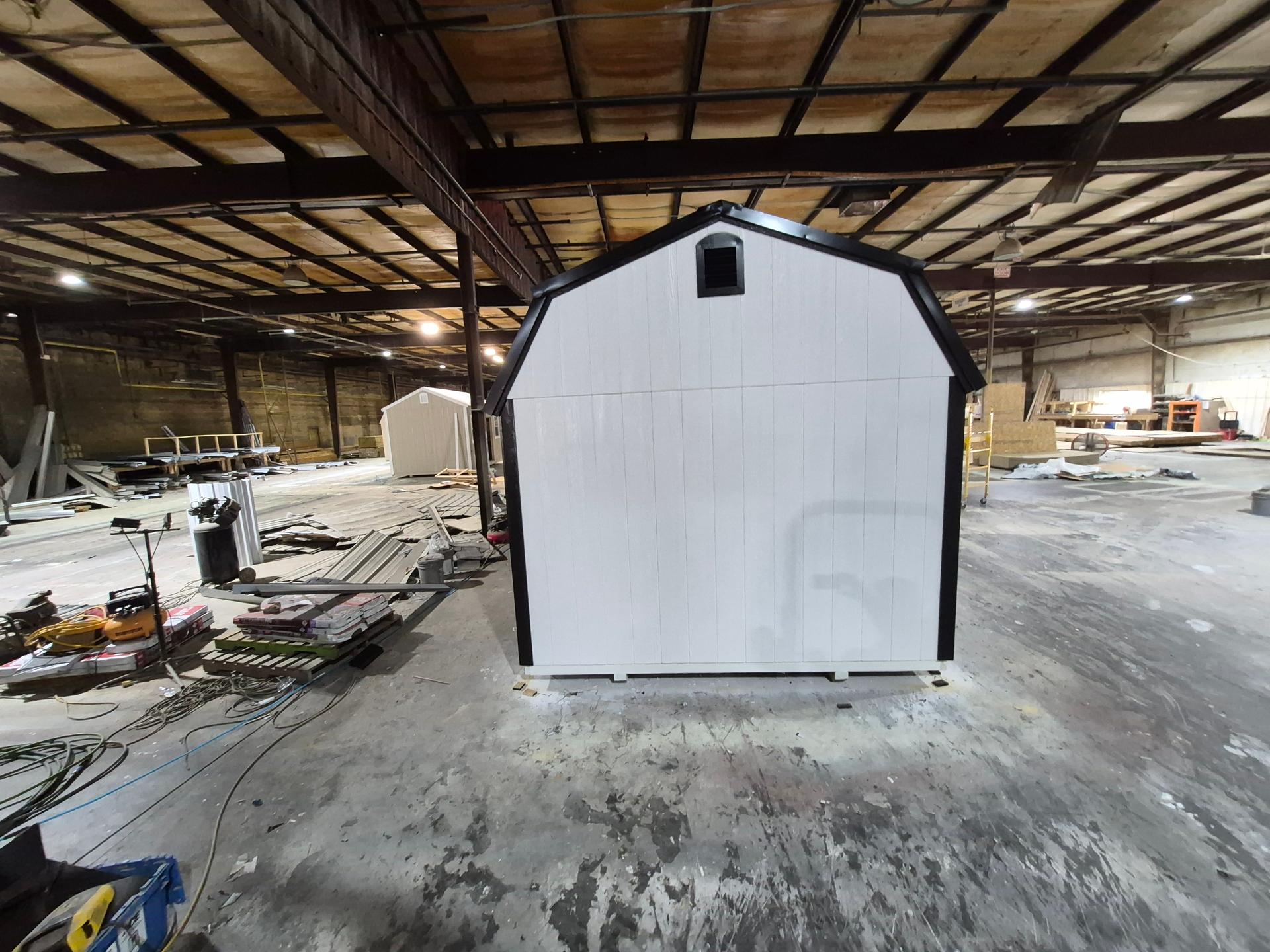 Standard Loft 10x20 portable building in White