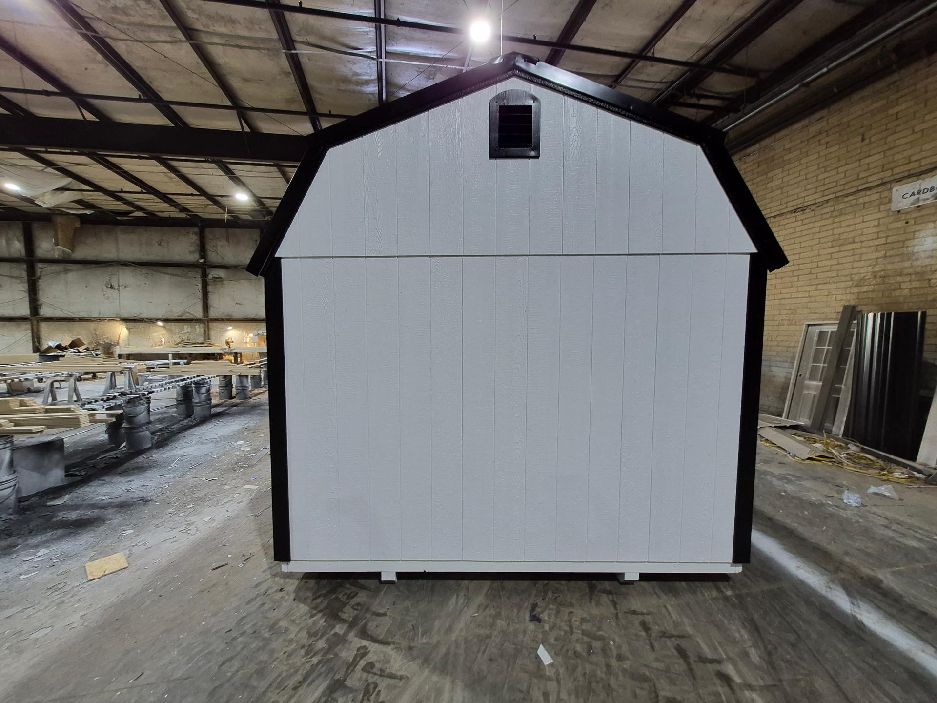 Standard Loft 10x20 portable building in White