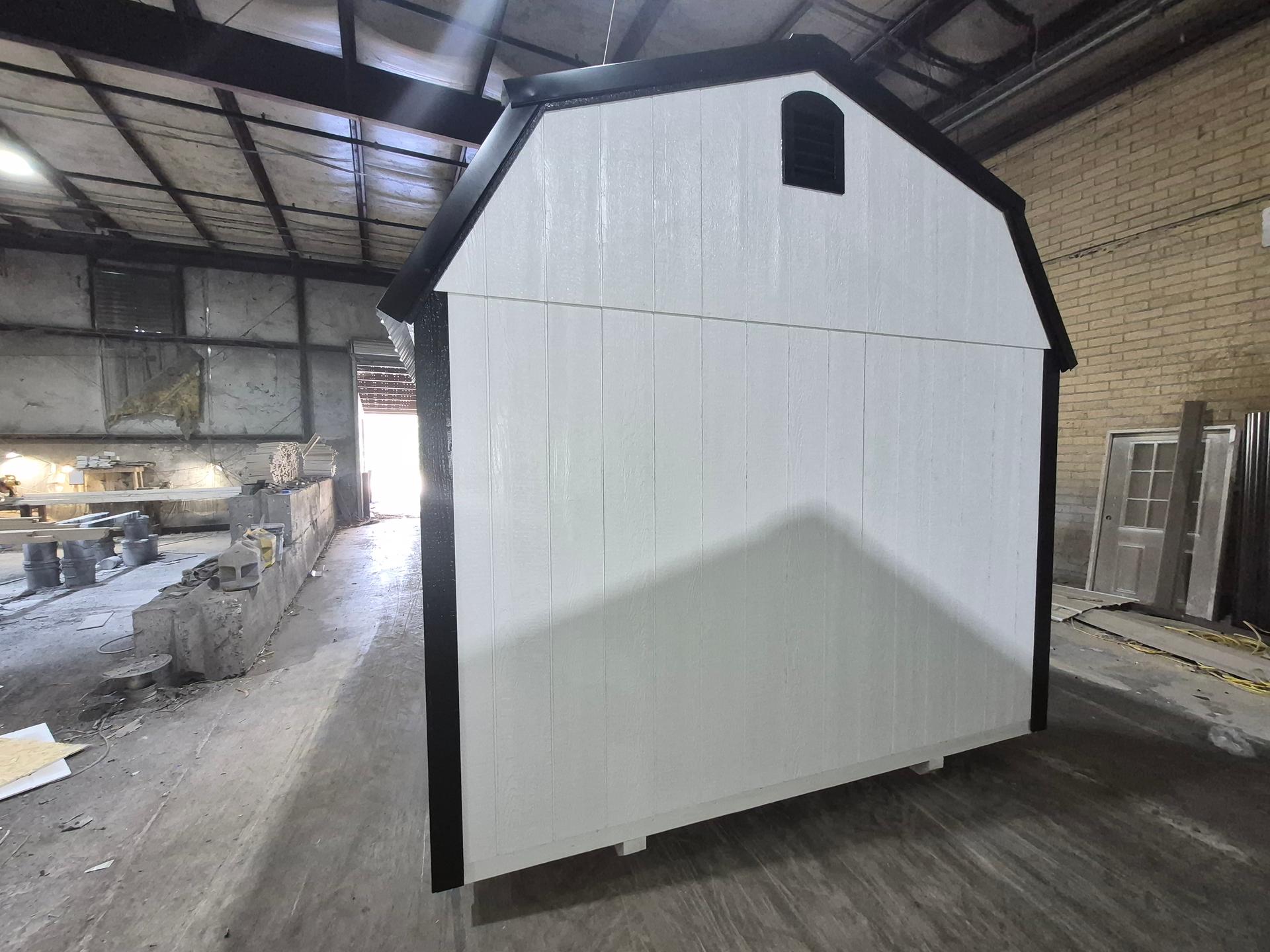 Standard Loft 10x20 portable building in White