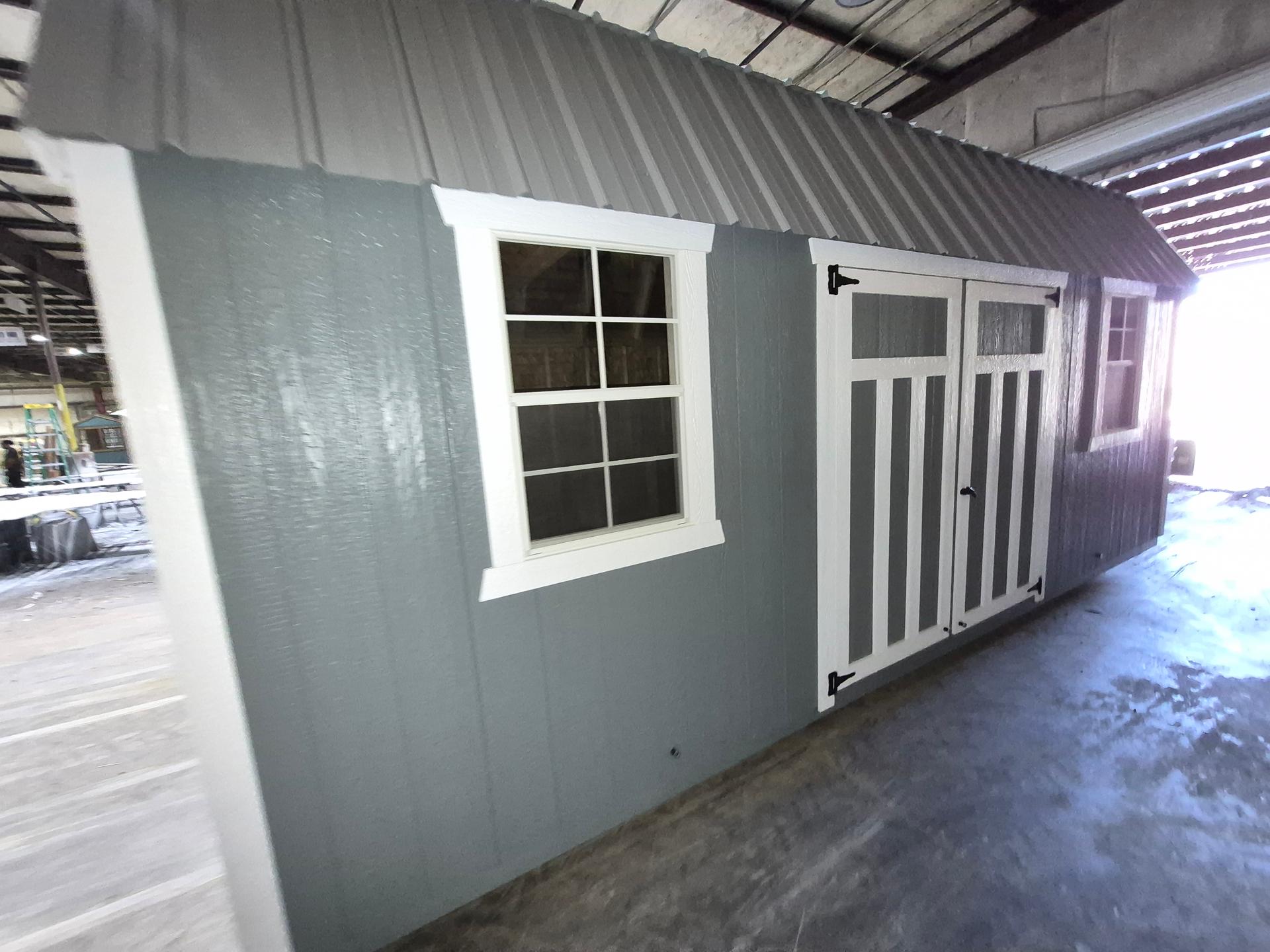 Standard Loft 10x20 portable building in Rough Ride