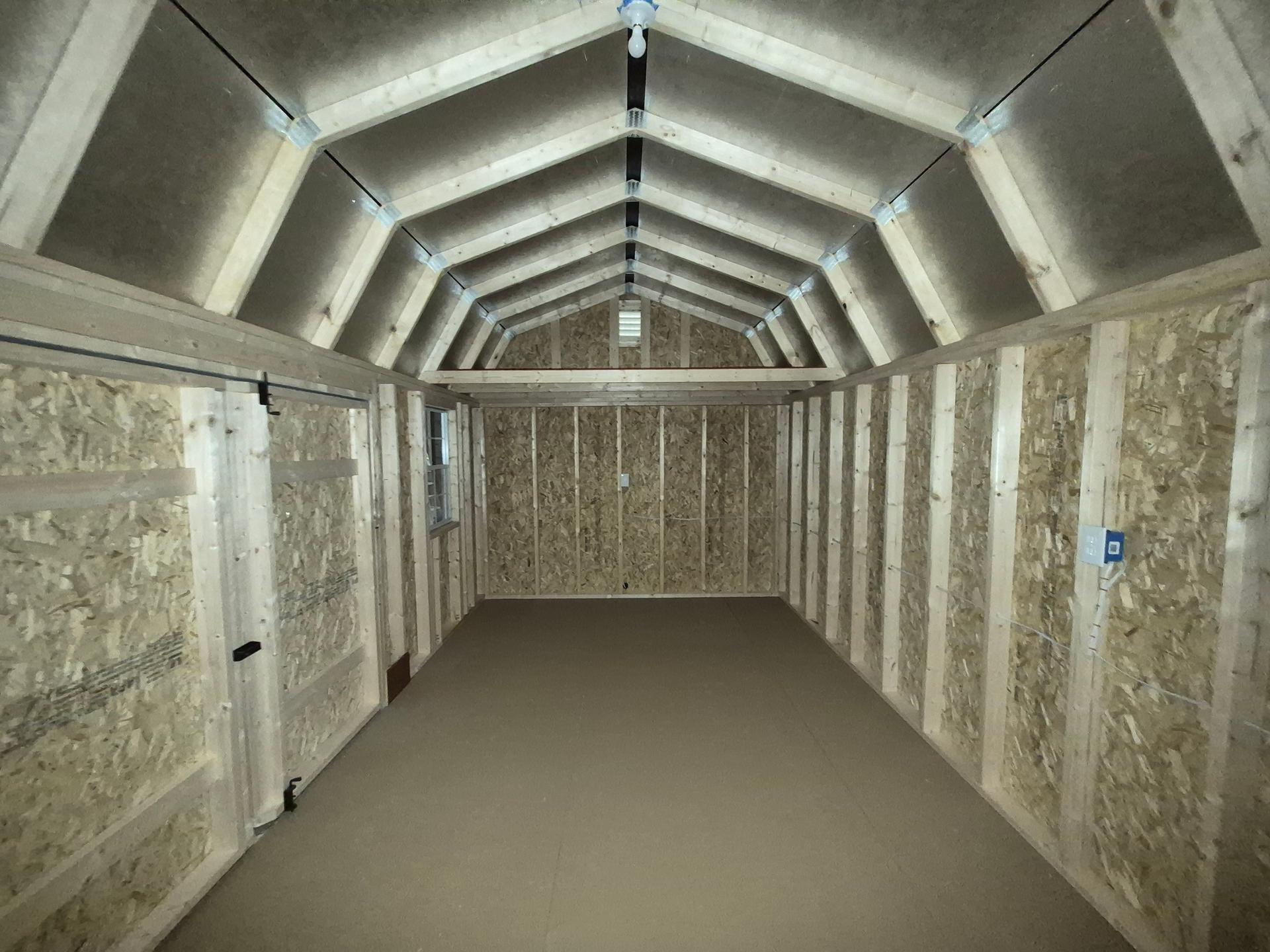 Standard Loft 10x20 portable building in Rough Ride