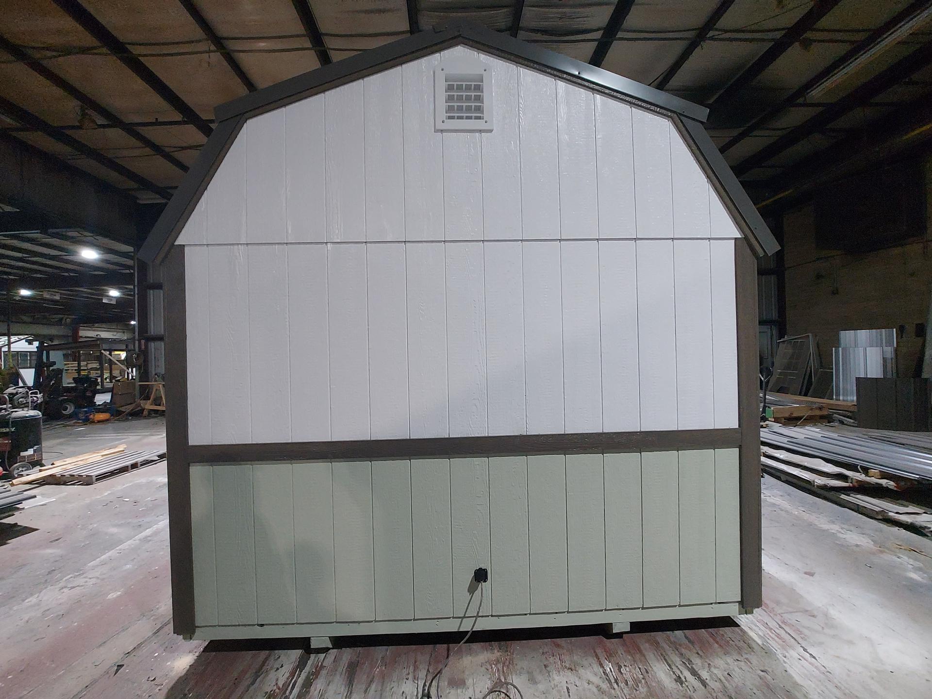 Standard Loft 10x24 portable building in White