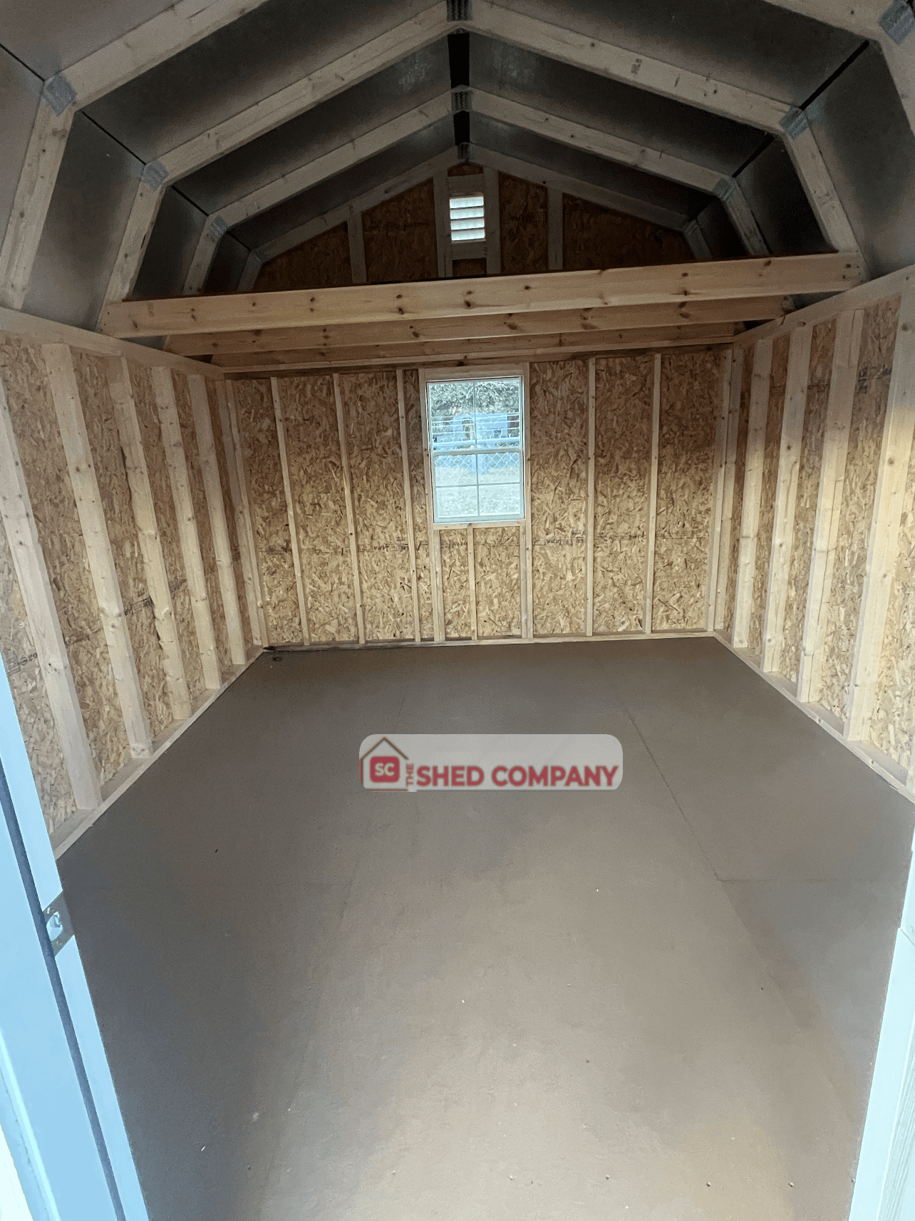 Standard Loft 12x16 portable building in Morning