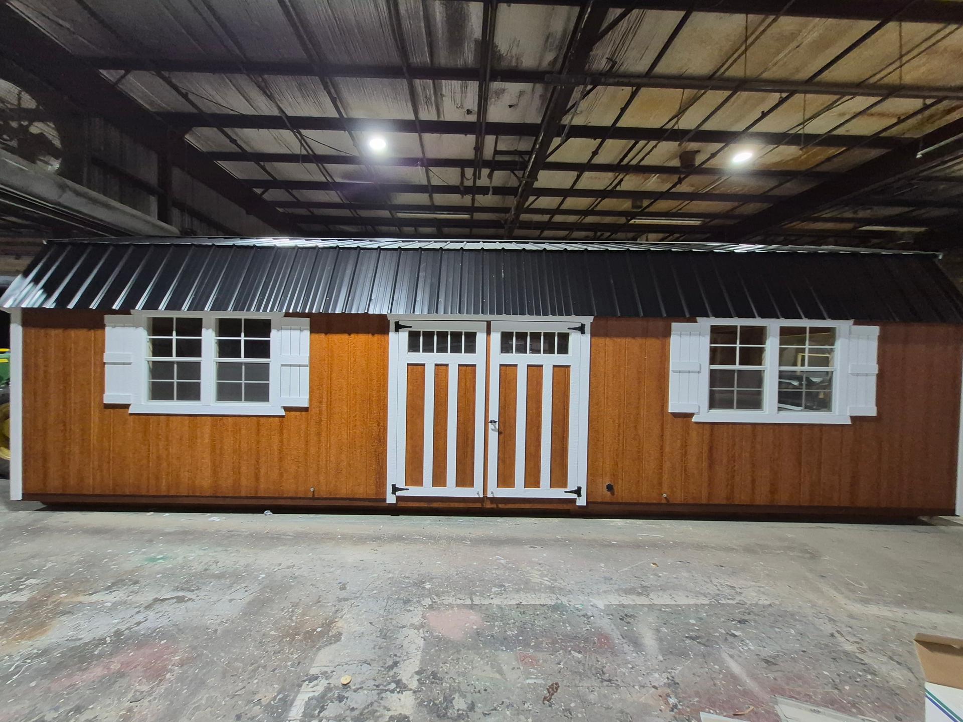 Standard Loft 12x32 portable building in Redwood