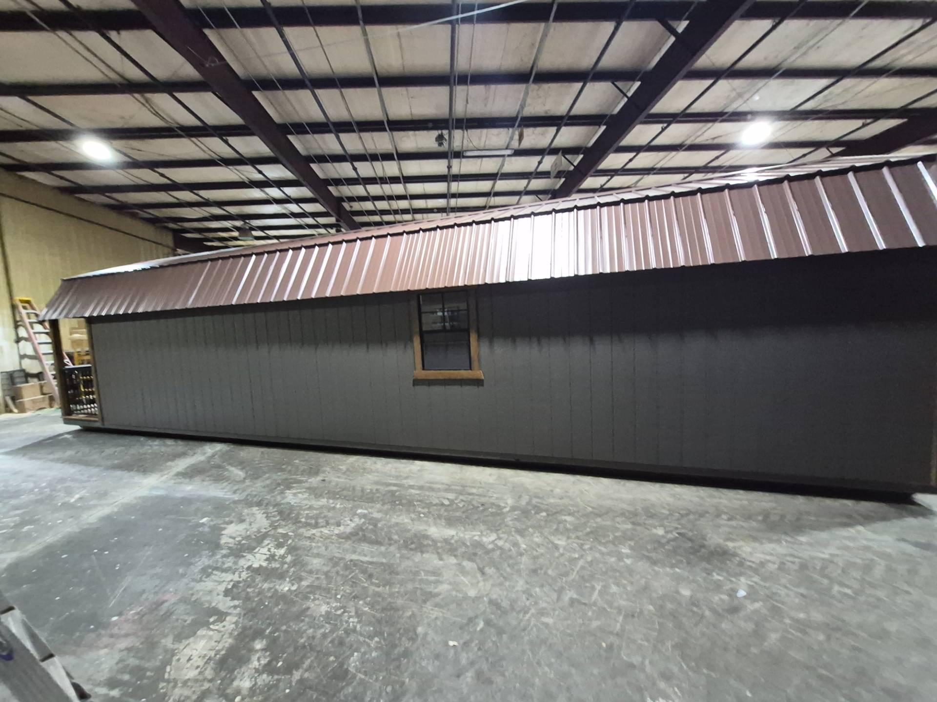 Standard Loft 12x40 portable building in Dark Woods