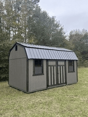 Standard Loft 8x12 portable building in Dark Woods
