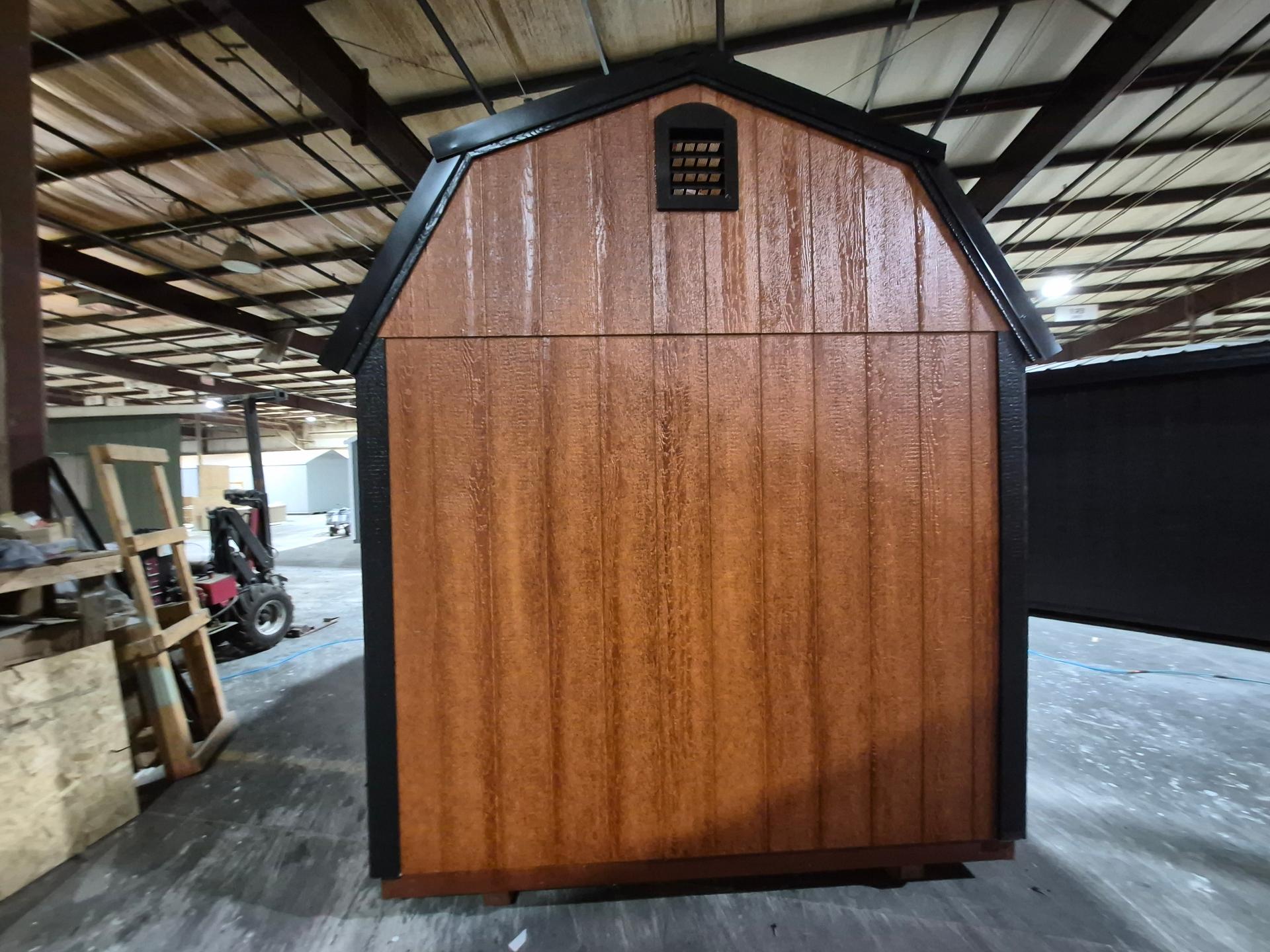Standard Loft 8x12 portable building in Redwood