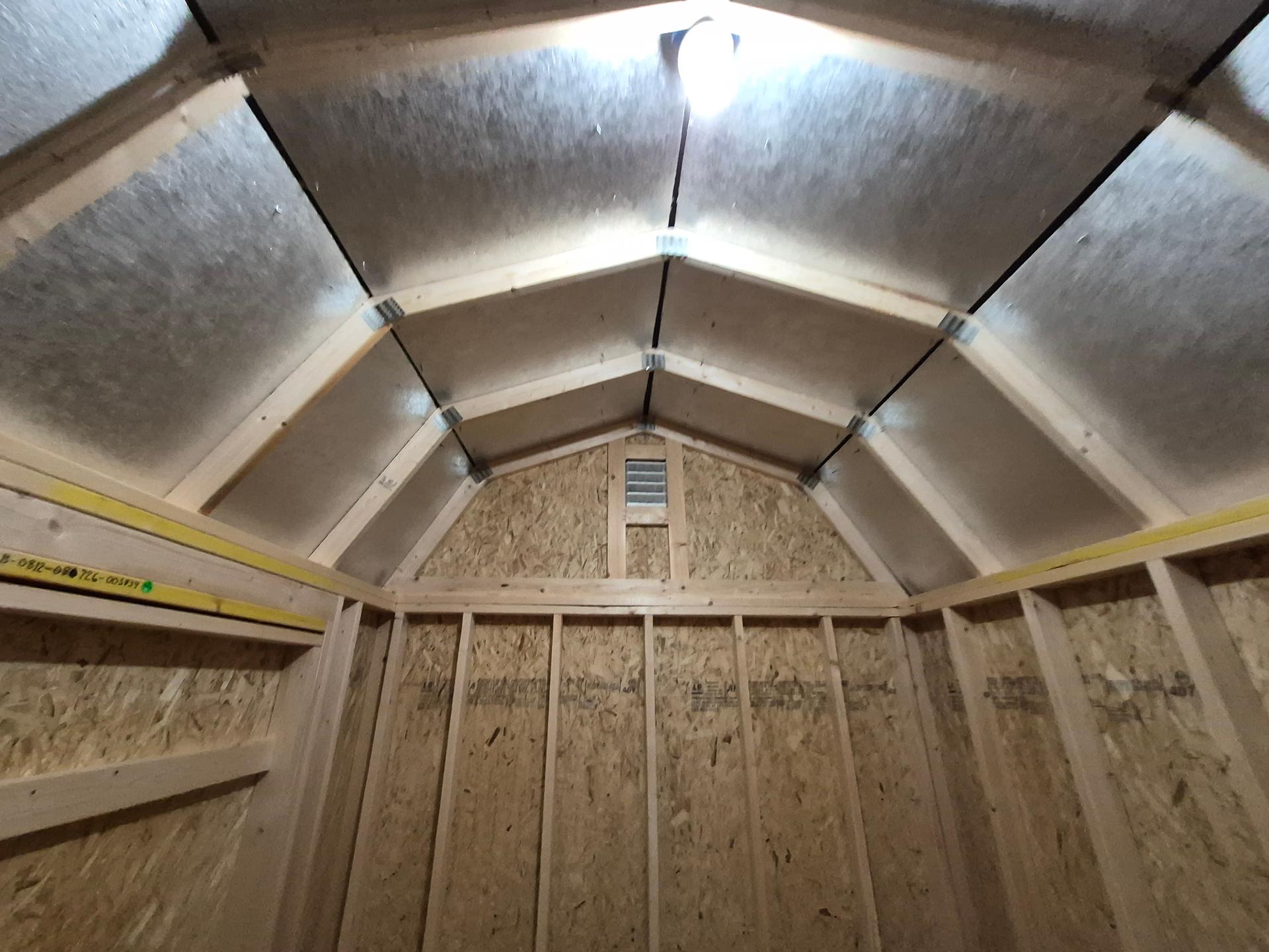 Standard Loft 8x12 portable building in Redwood