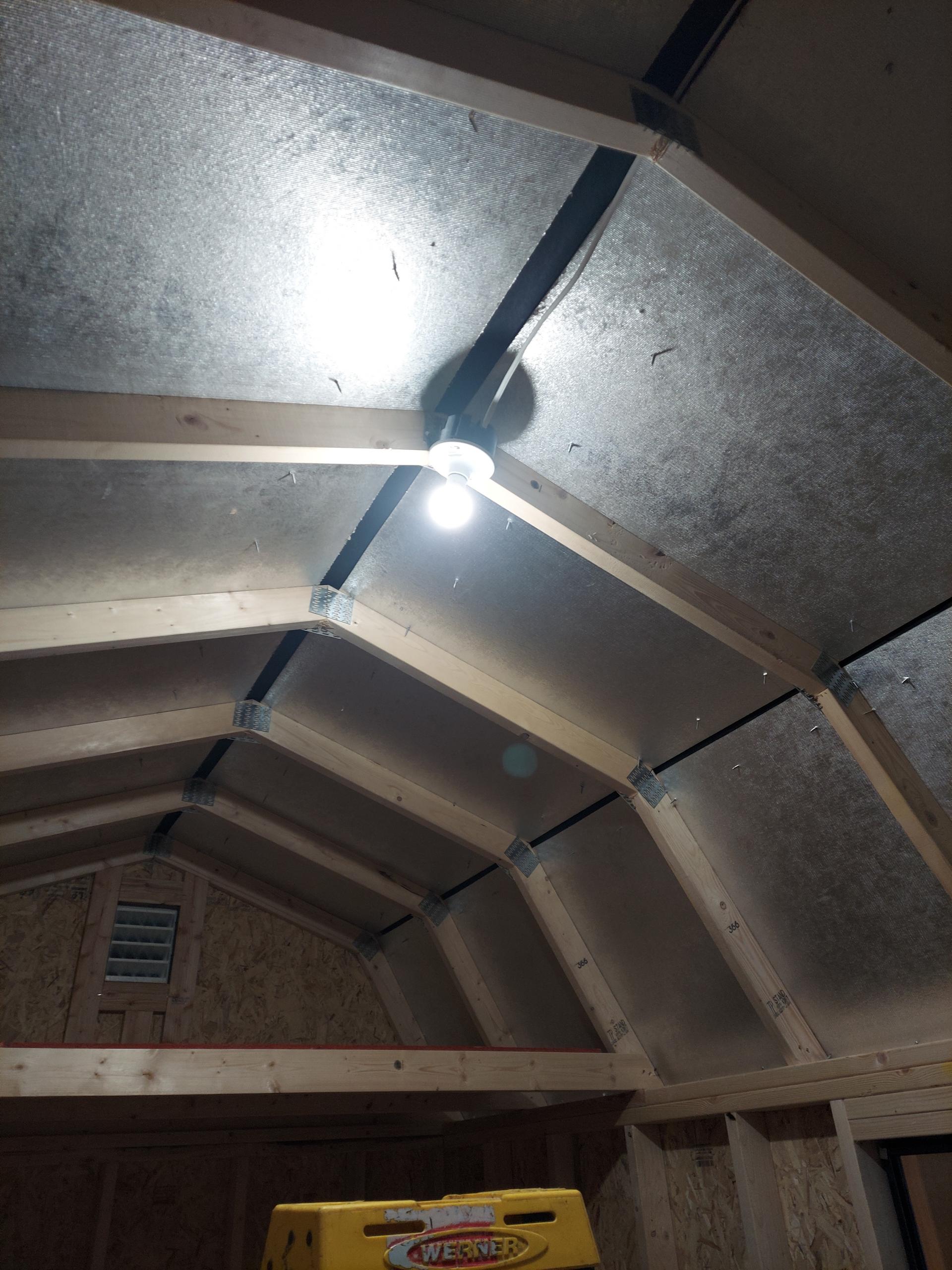 Standard Loft 8x16 portable building in Barnwood Gray