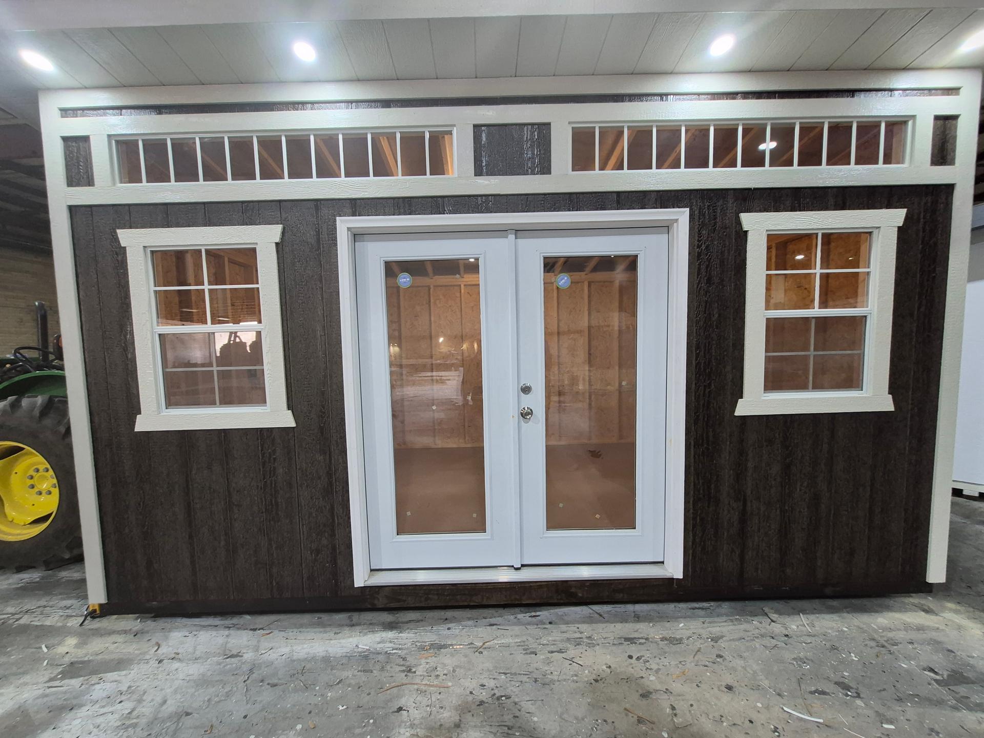 Standard Signature 10x16 portable building in Ebony