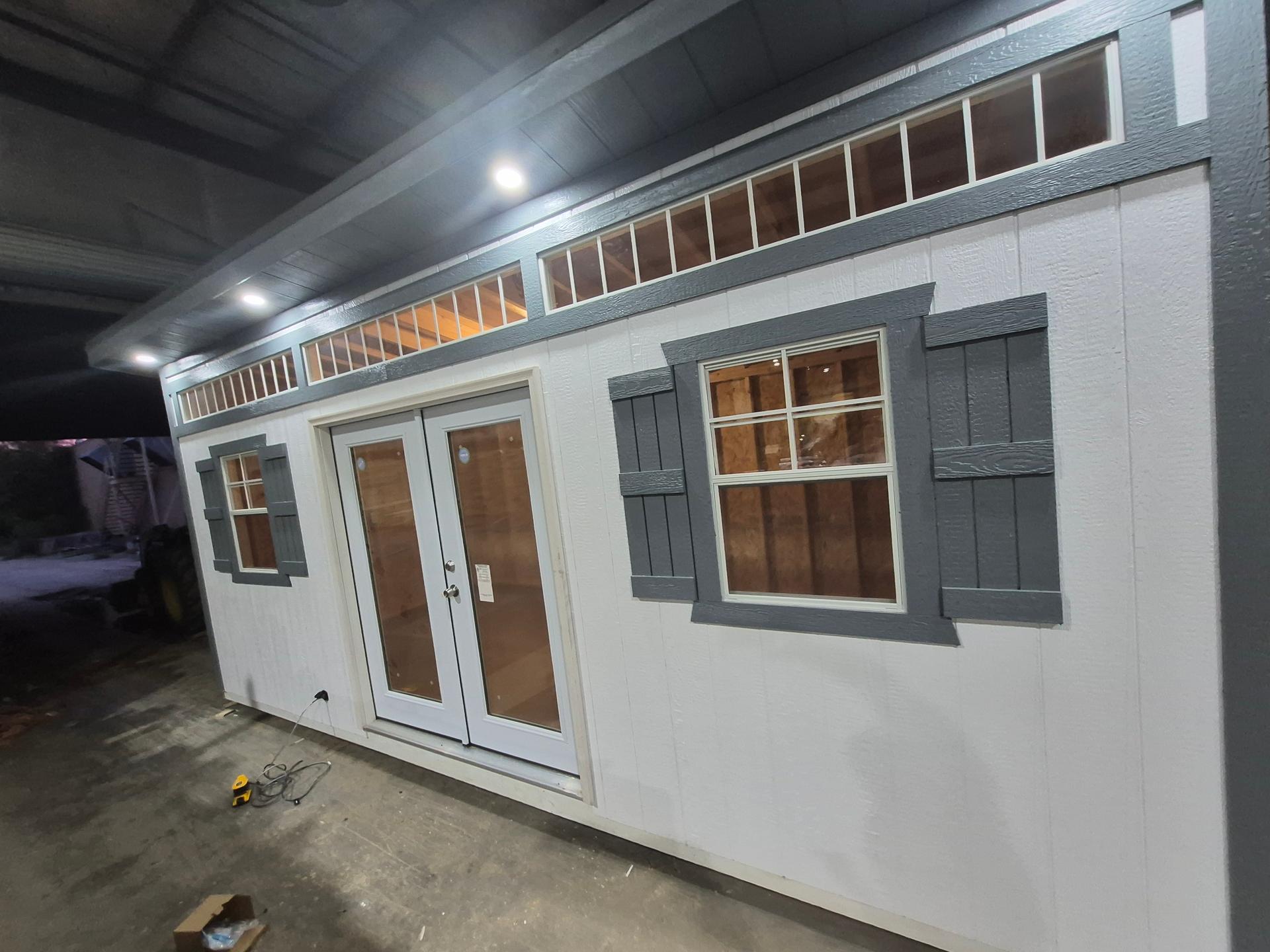Standard Signature 10x20 portable building in White