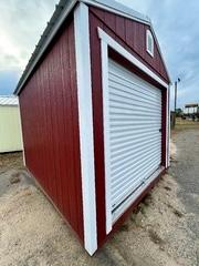 Standard Utility 10x12 portable building in Rustic Red