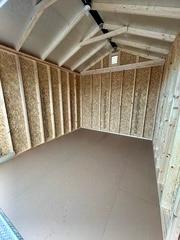 Standard Utility 10x12 portable building in Rustic Red
