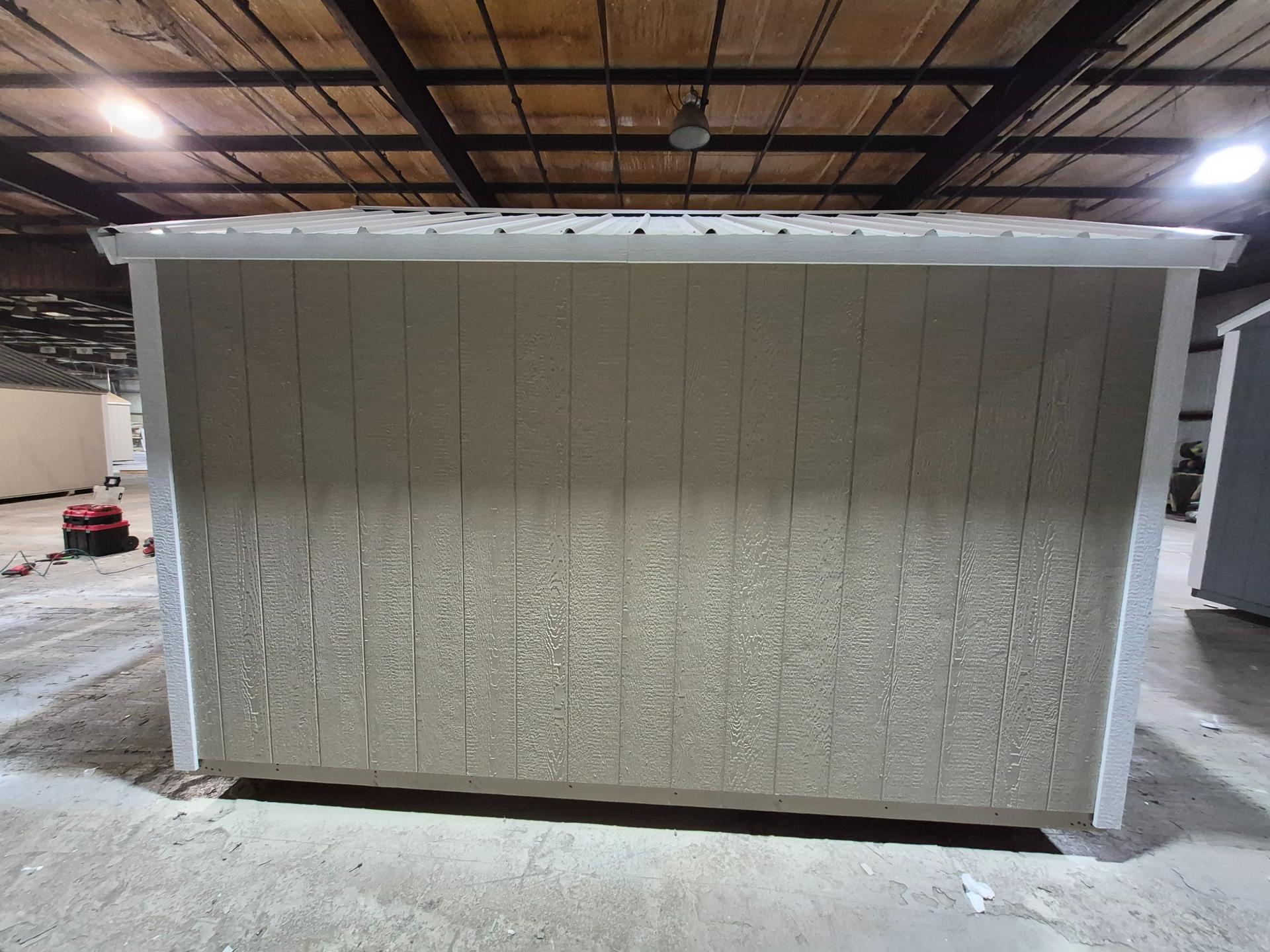 Standard Utility 10x12 portable building in Pavillion Beige